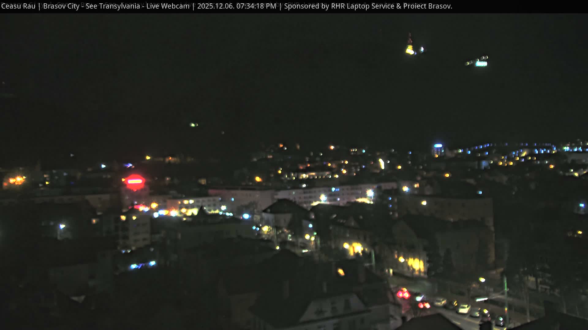 Braşov Skyline Live Cam - Centrul Nou, Brasov, Romania