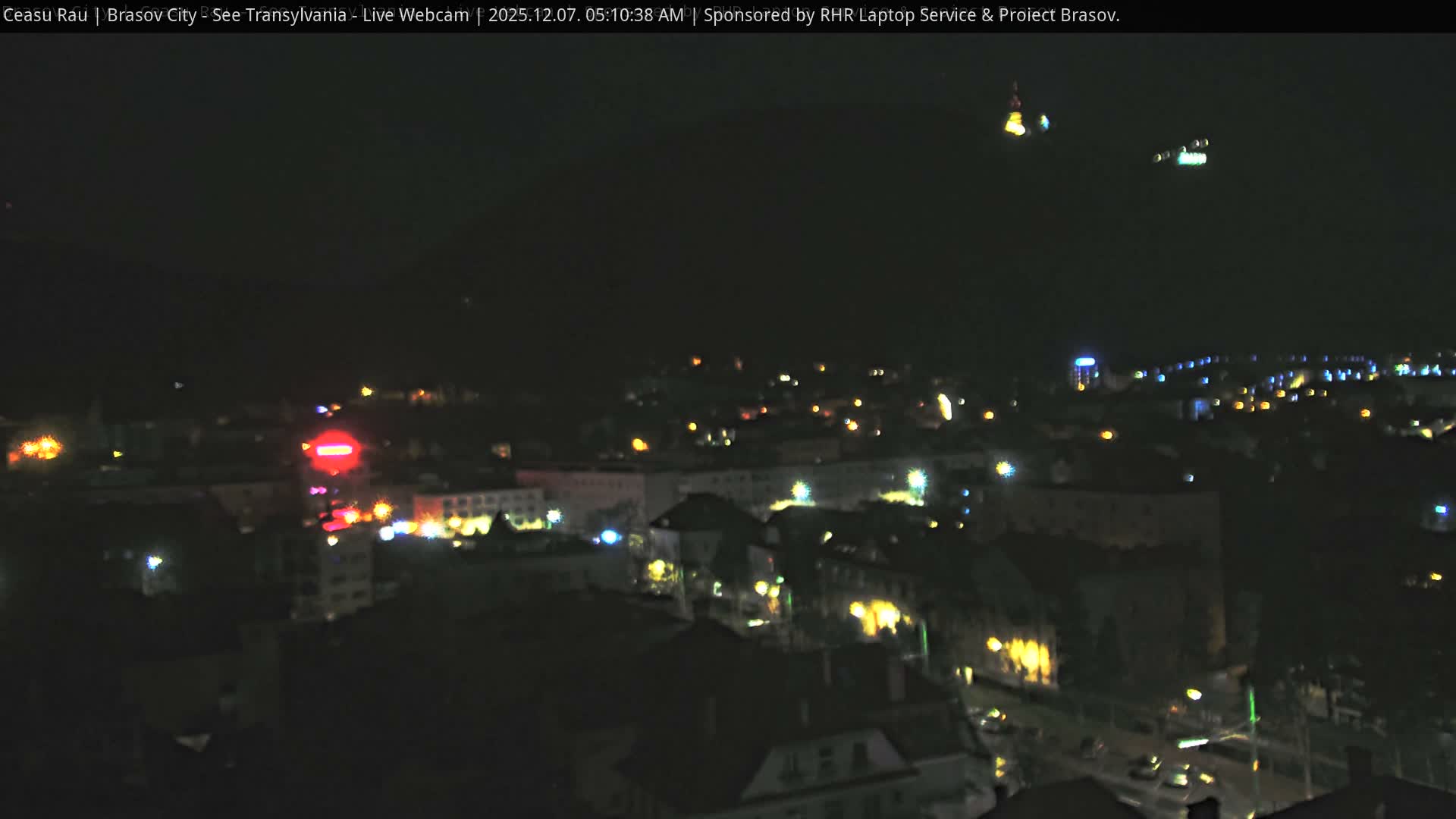 Braşov Skyline Live Cam - Centrul Nou, Brasov, Romania