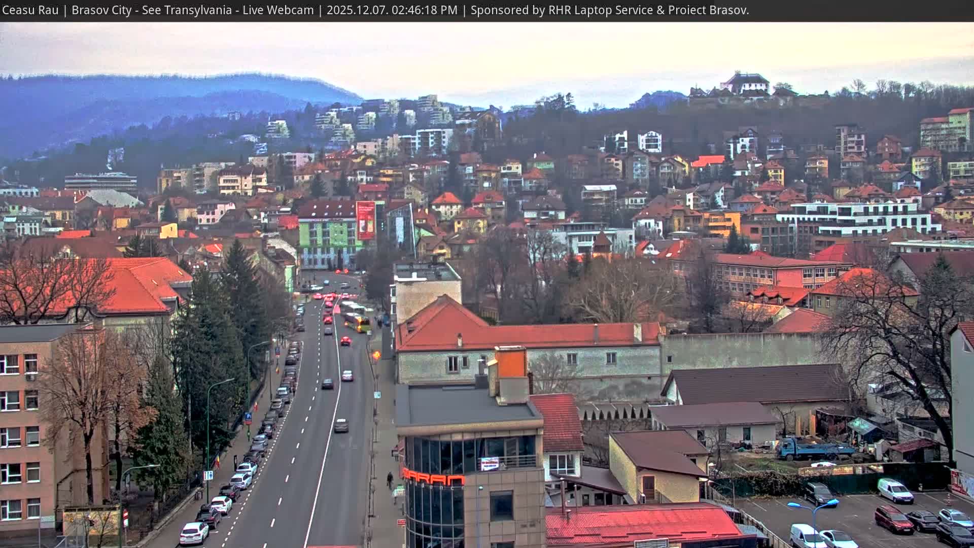 Braşov Skyline Live Cam - Centrul Nou, Brasov, Romania
