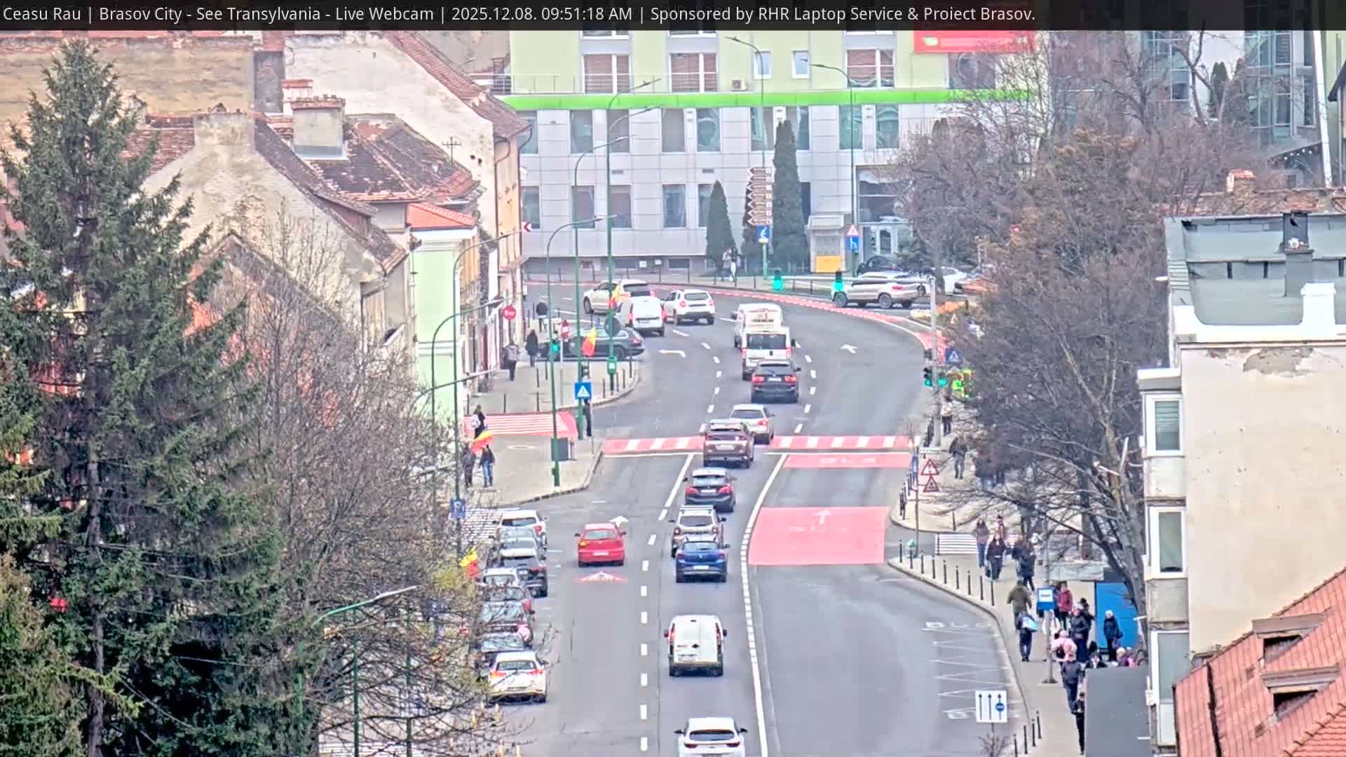Braşov Skyline Live Cam - Centrul Nou, Brasov, Romania