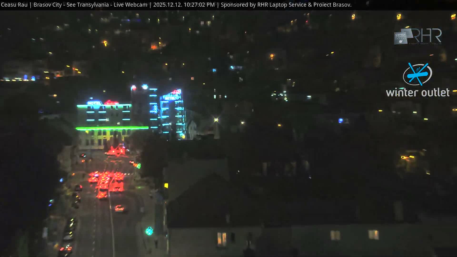 Braşov Skyline Live Cam - Centrul Nou, Brasov, Romania