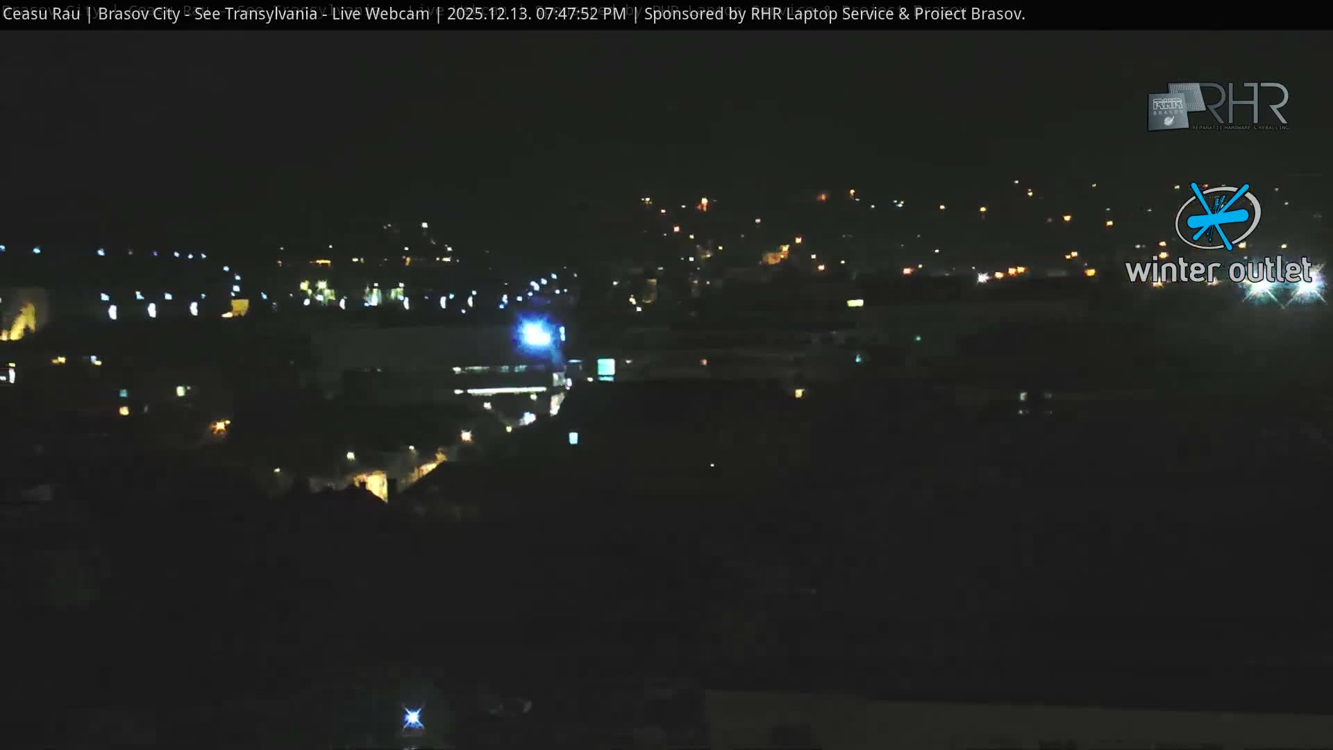 Braşov Skyline Live Cam - Centrul Nou, Brasov, Romania