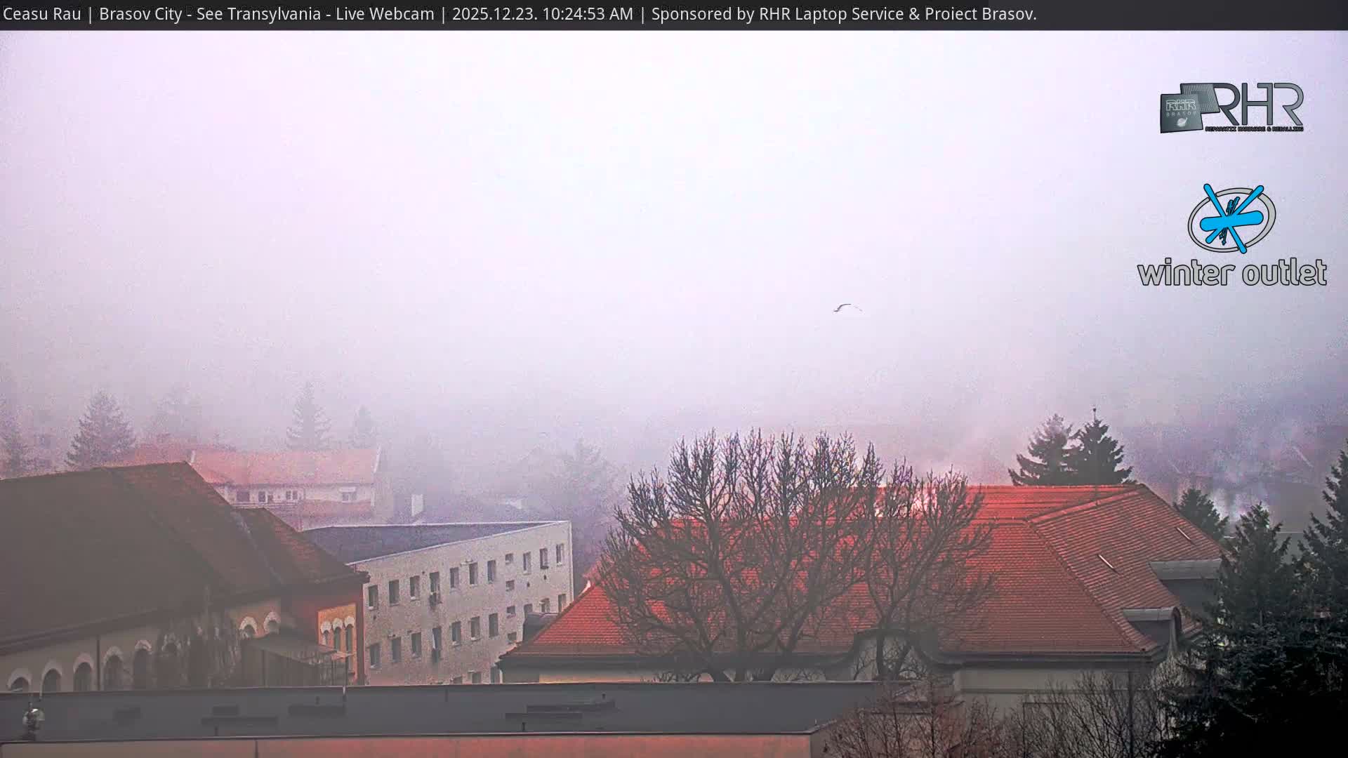 Braşov Skyline Live Cam - Centrul Nou, Brasov, Romania