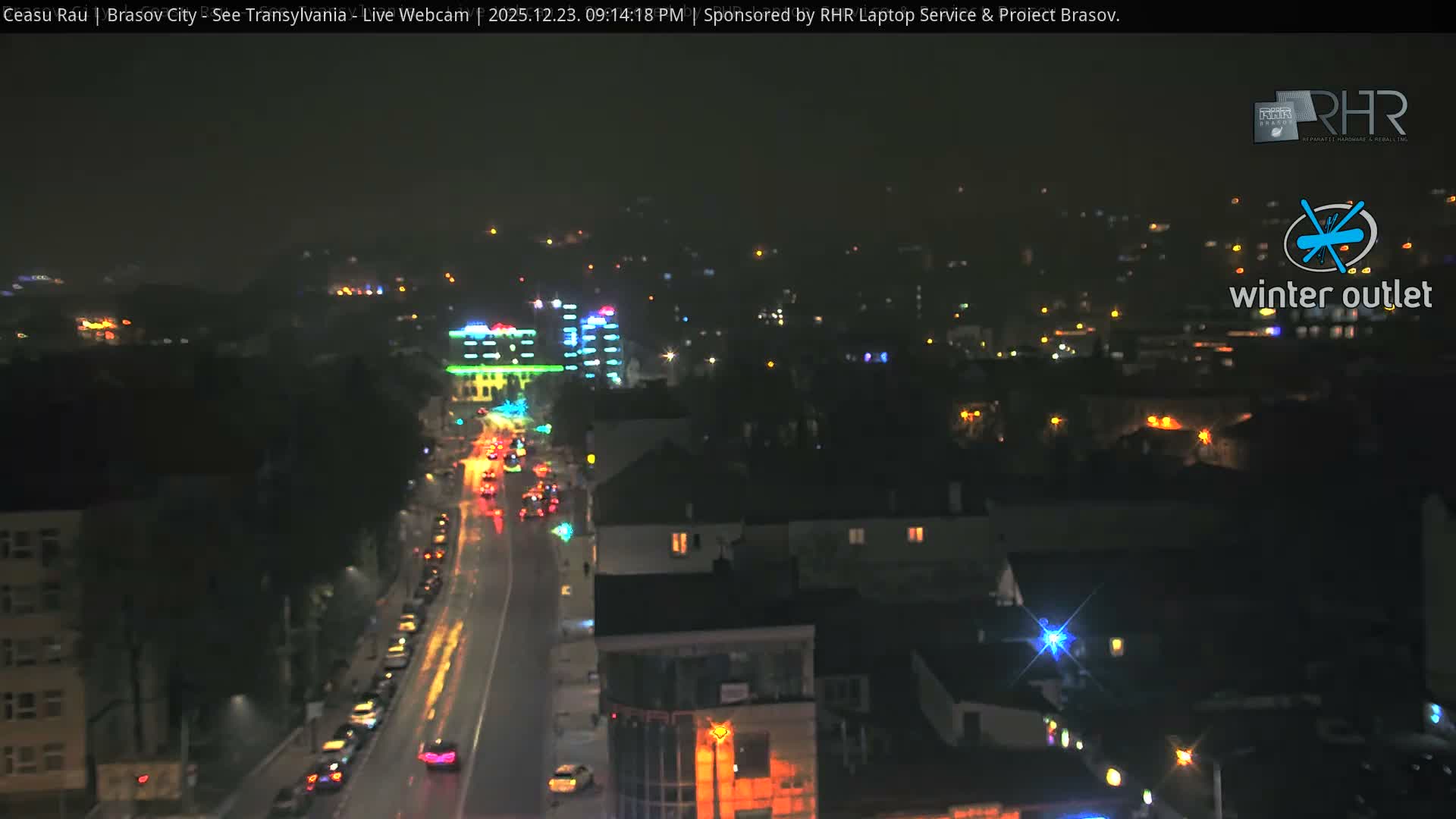 Braşov Skyline Live Cam - Centrul Nou, Brasov, Romania