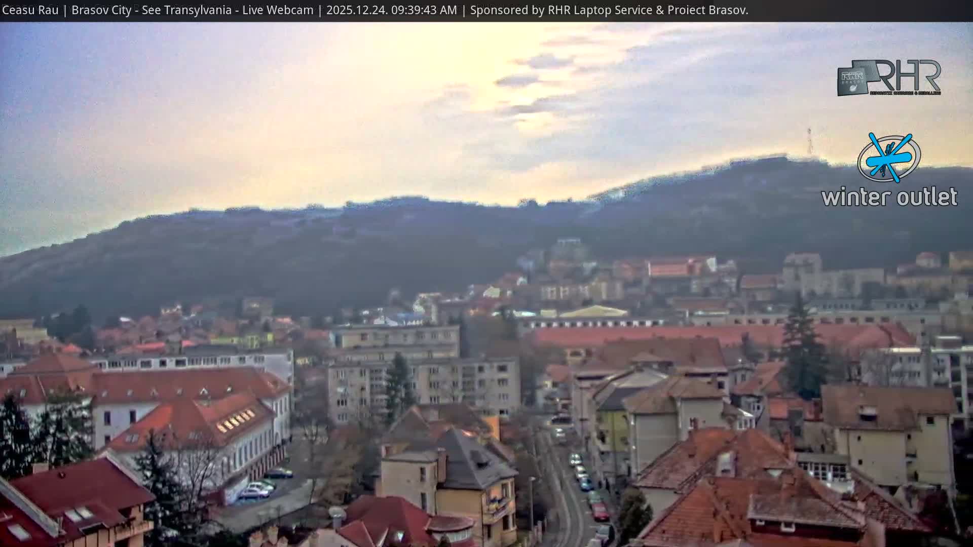Braşov Skyline Live Cam - Centrul Nou, Brasov, Romania