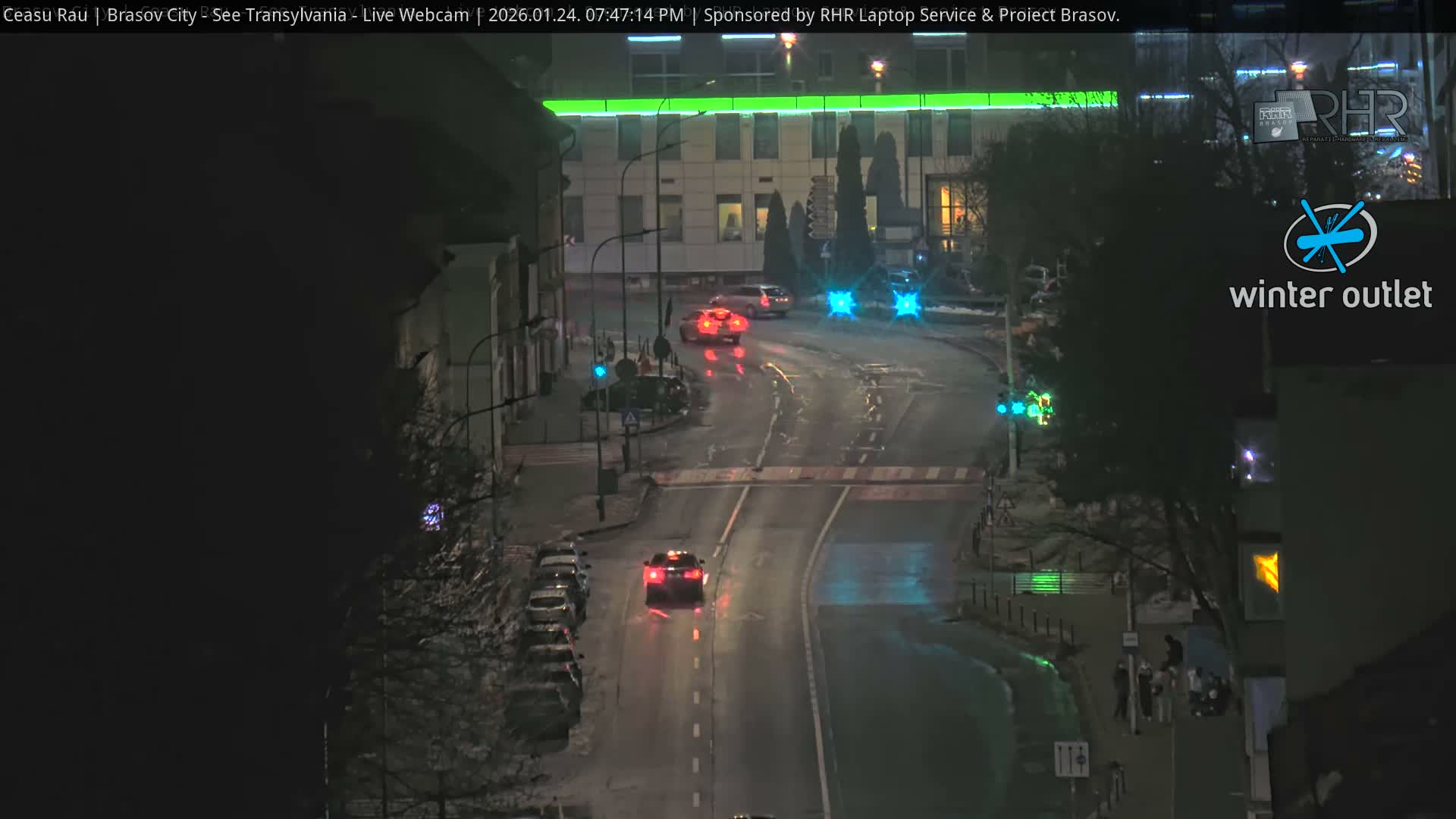 Braşov Skyline Live Cam - Centrul Nou, Brasov, Romania