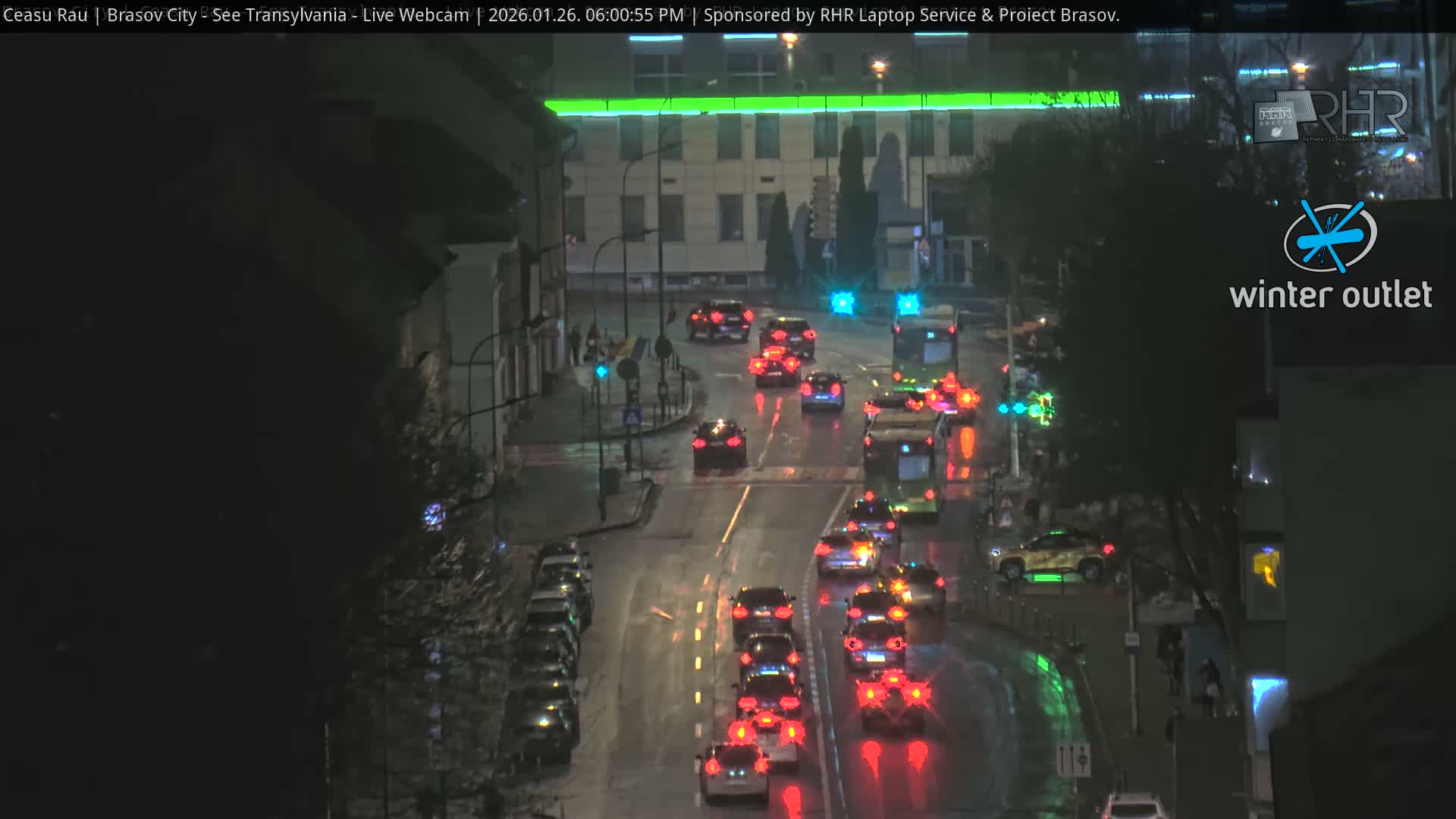 Braşov Skyline Live Cam - Centrul Nou, Brasov, Romania