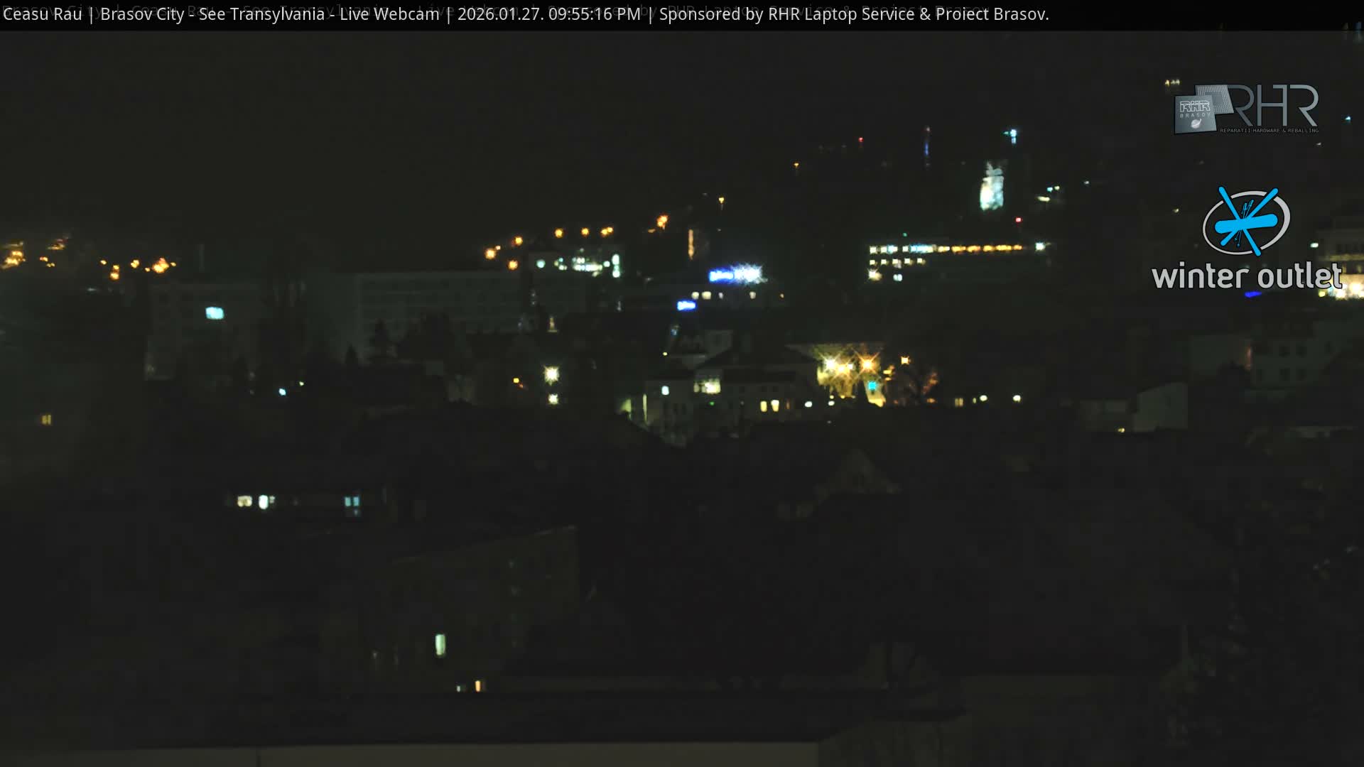 Braşov Skyline Live Cam - Centrul Nou, Brasov, Romania