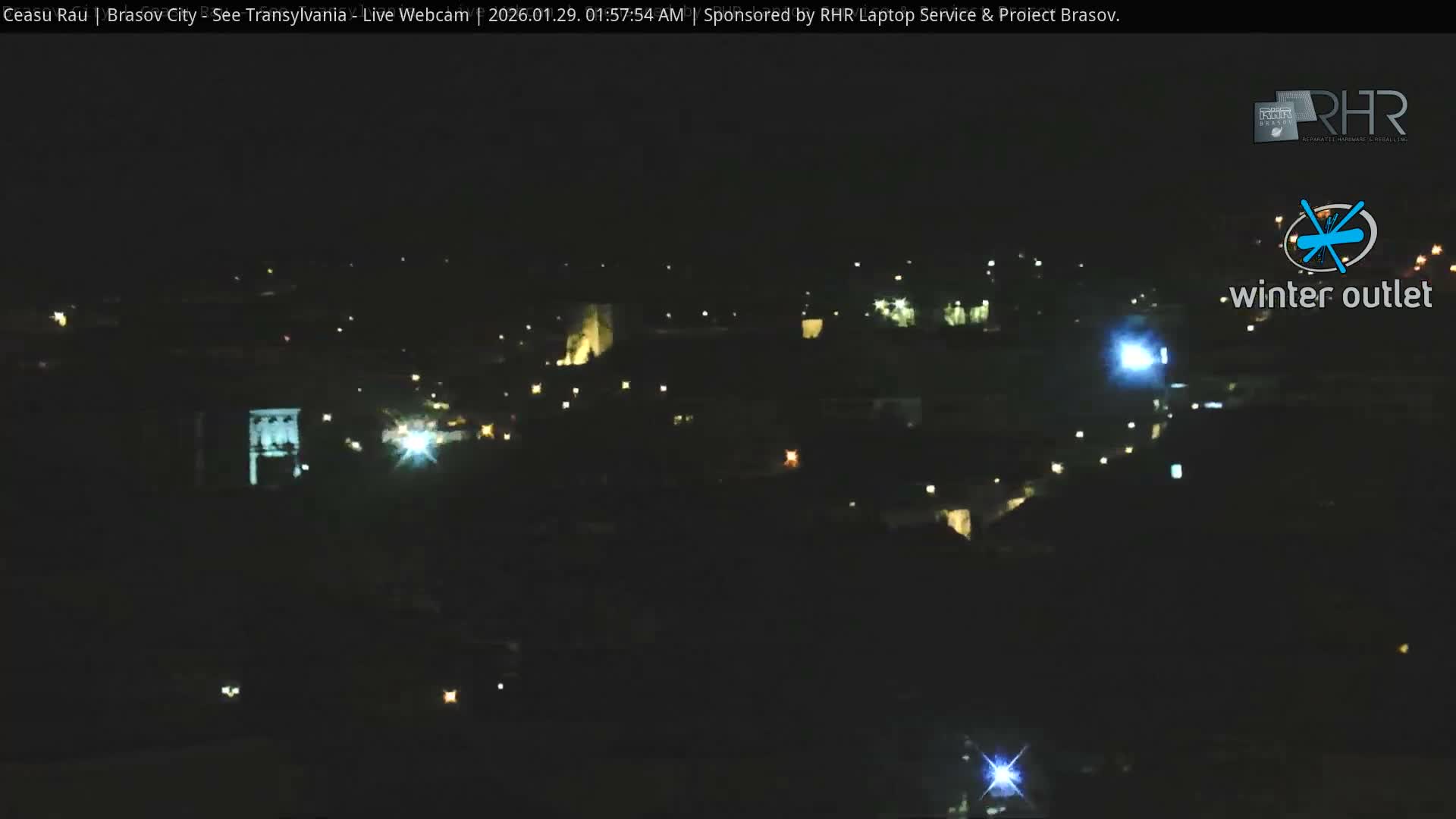Braşov Skyline Live Cam - Centrul Nou, Brasov, Romania