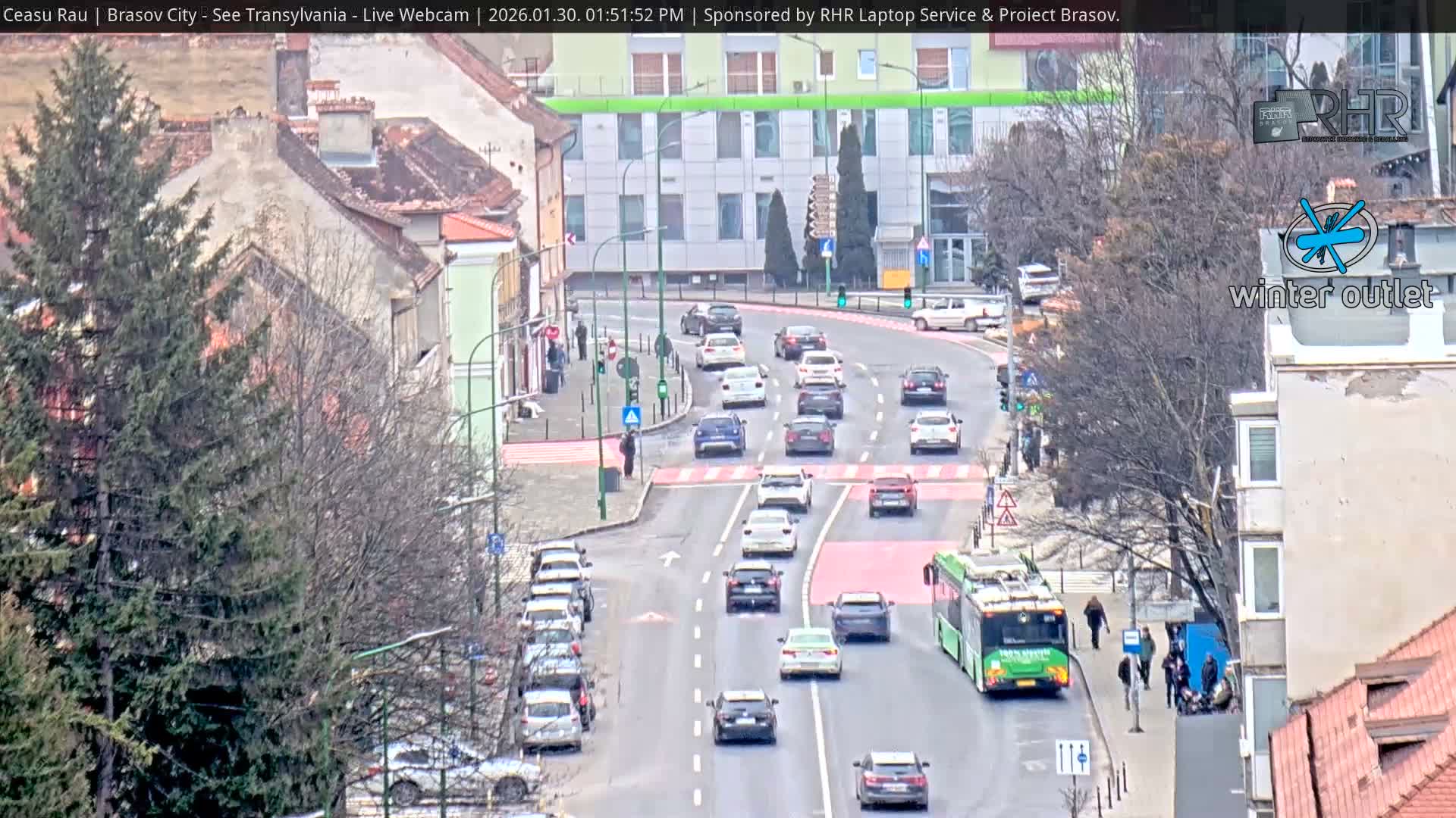 Braşov Skyline Live Cam - Centrul Nou, Brasov, Romania