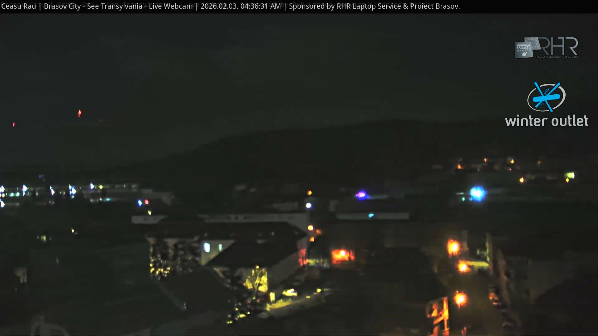 Braşov Skyline Live Cam - Centrul Nou, Brasov, Romania