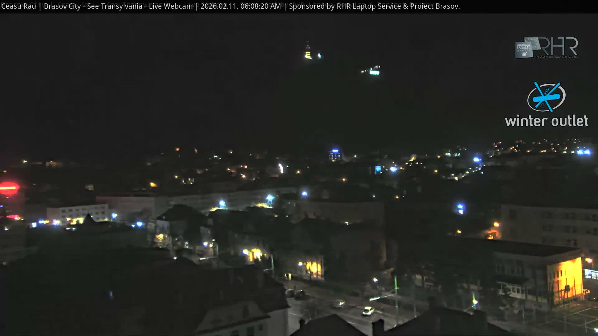 Braşov Skyline Live Cam - Centrul Nou, Brasov, Romania
