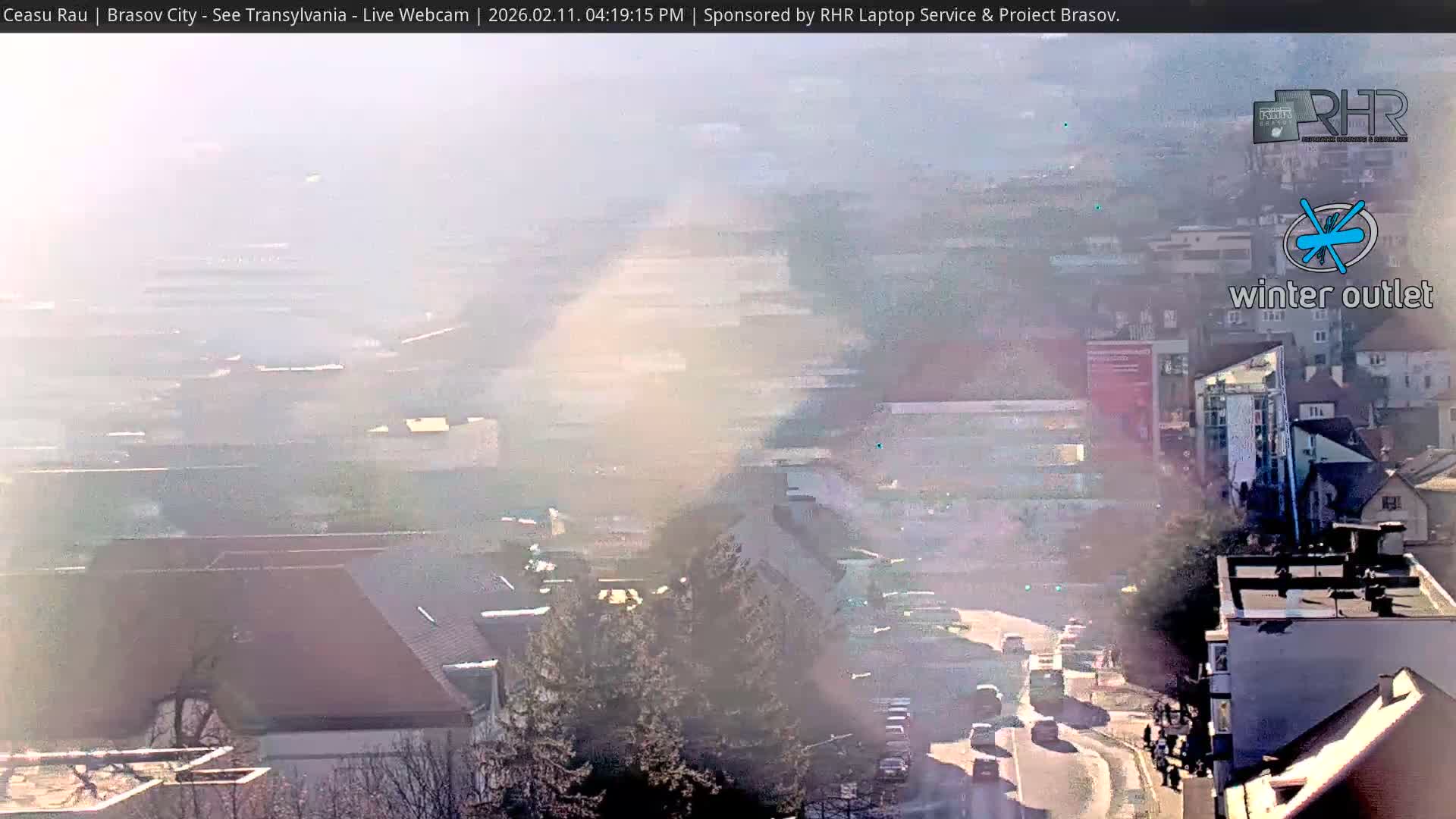 Braşov Skyline Live Cam - Centrul Nou, Brasov, Romania