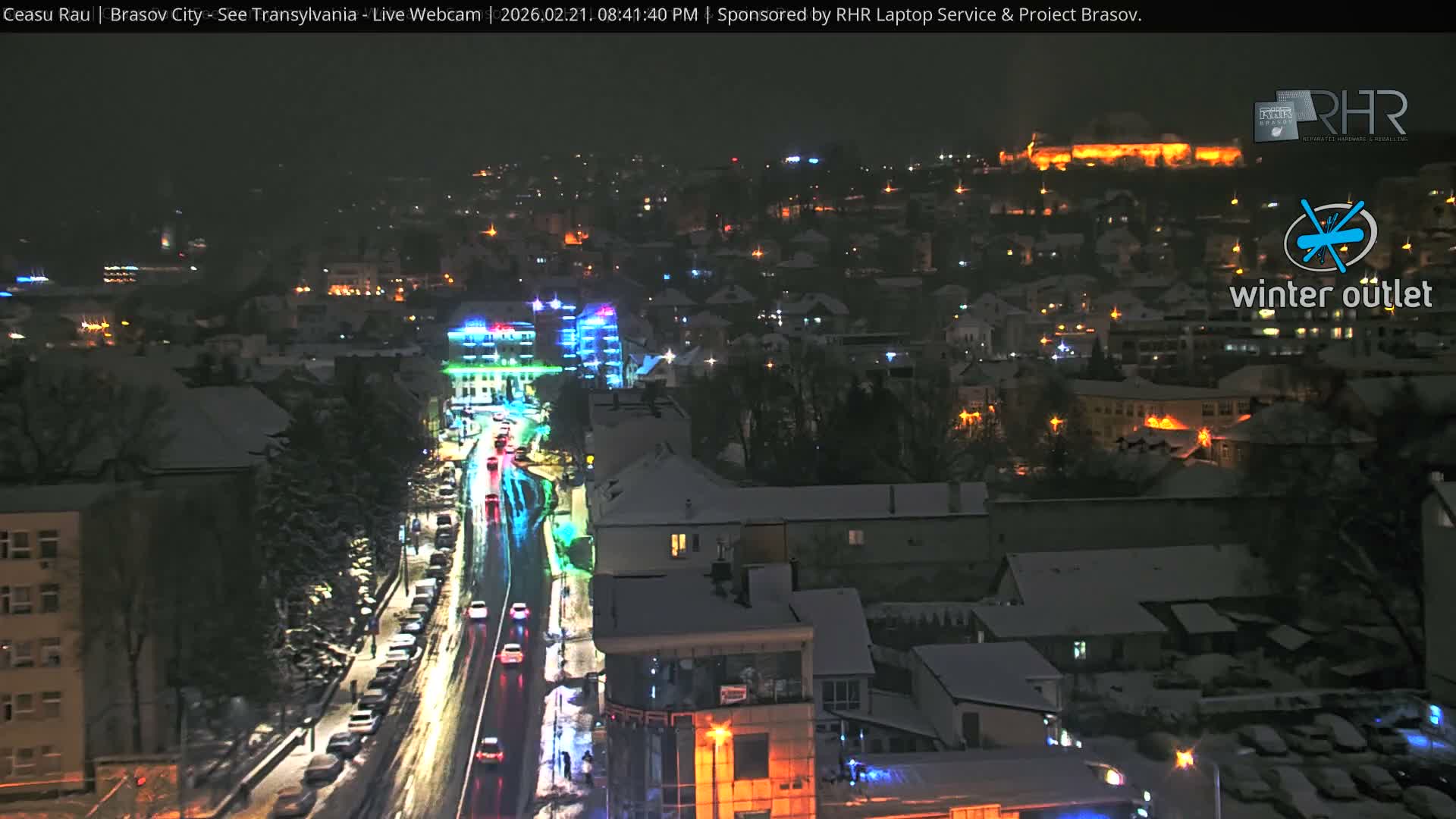 Braşov Skyline Live Cam - Centrul Nou, Brasov, Romania
