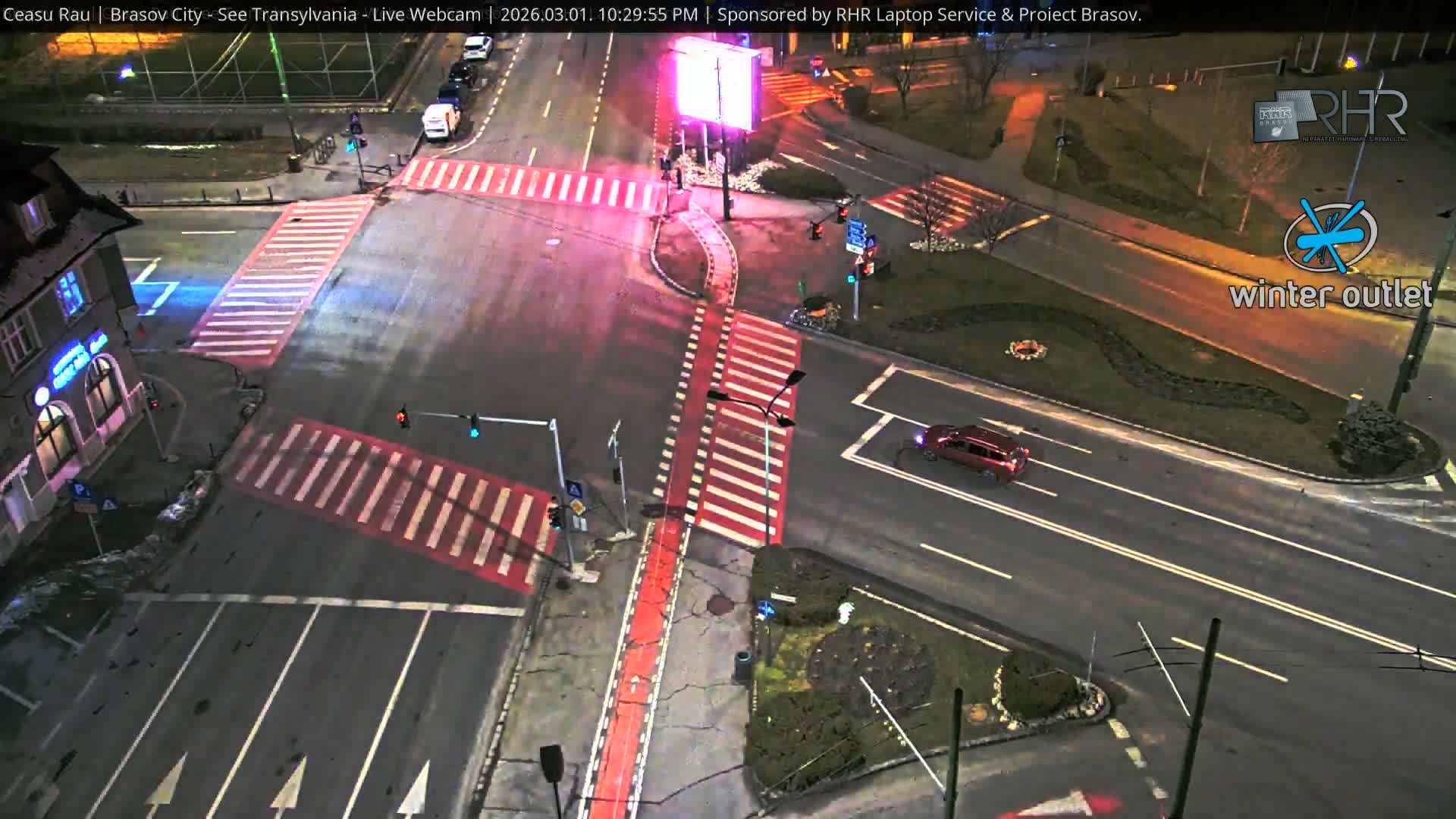 Braşov Skyline Live Cam - Centrul Nou, Brasov, Romania