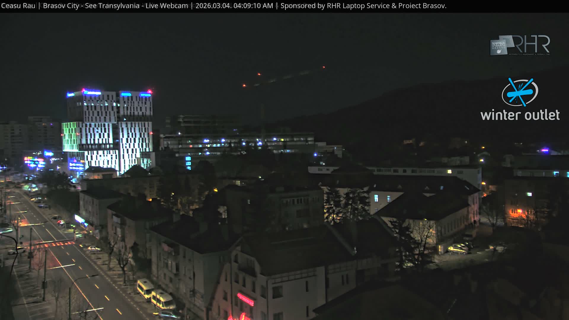 Braşov Skyline Live Cam - Centrul Nou, Brasov, Romania