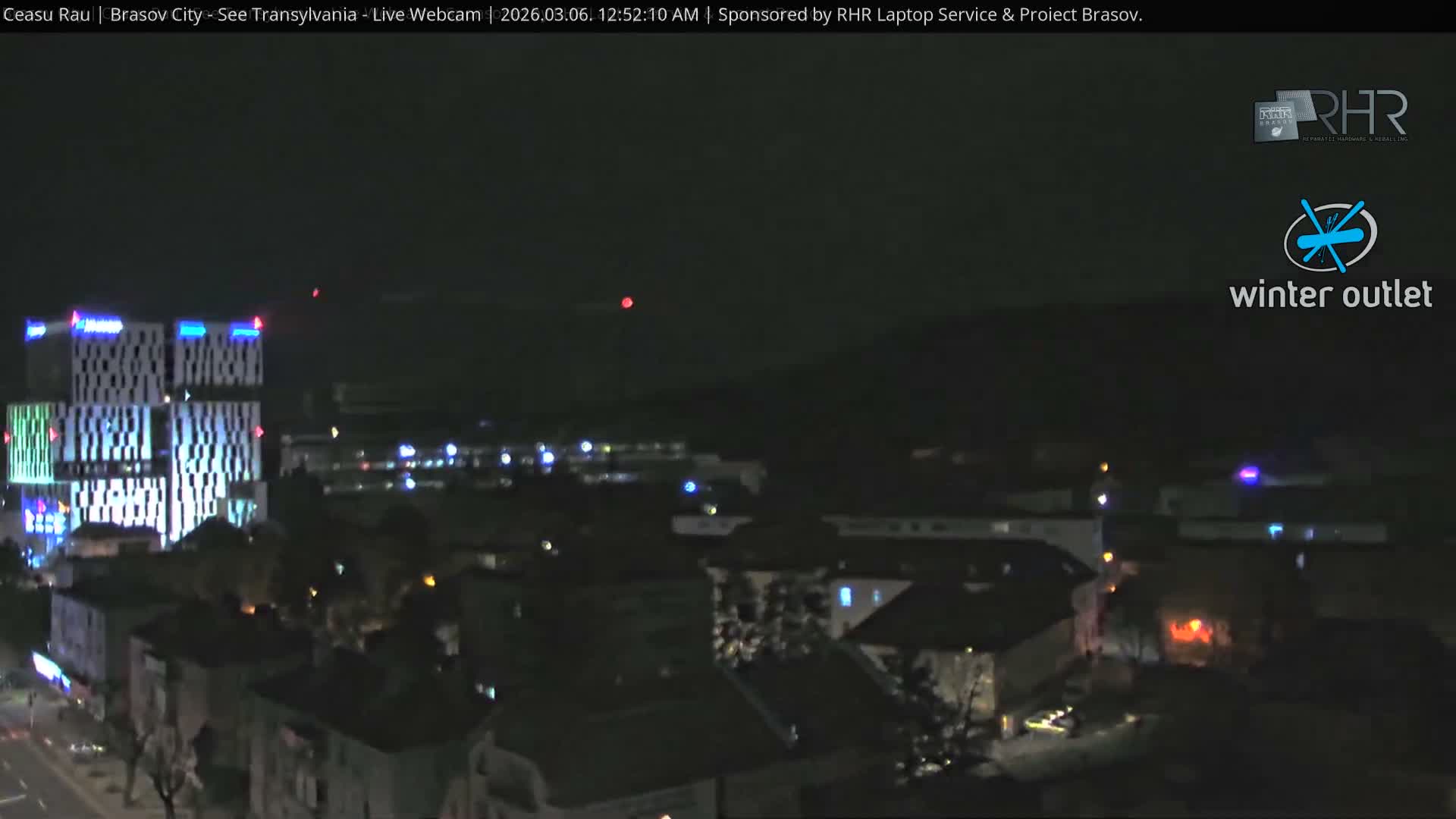 Braşov Skyline Live Cam - Centrul Nou, Brasov, Romania