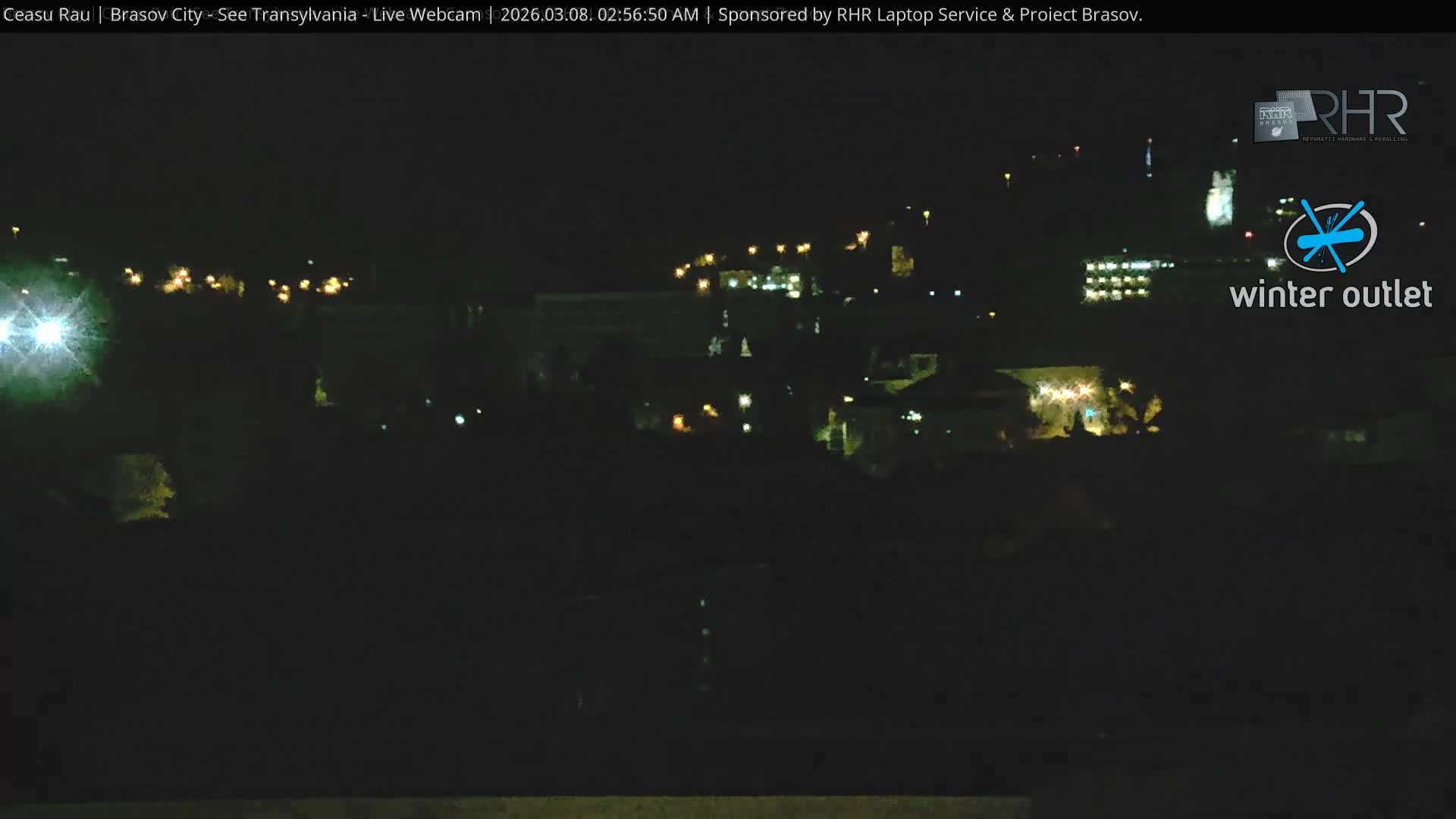 Braşov Skyline Live Cam - Centrul Nou, Brasov, Romania