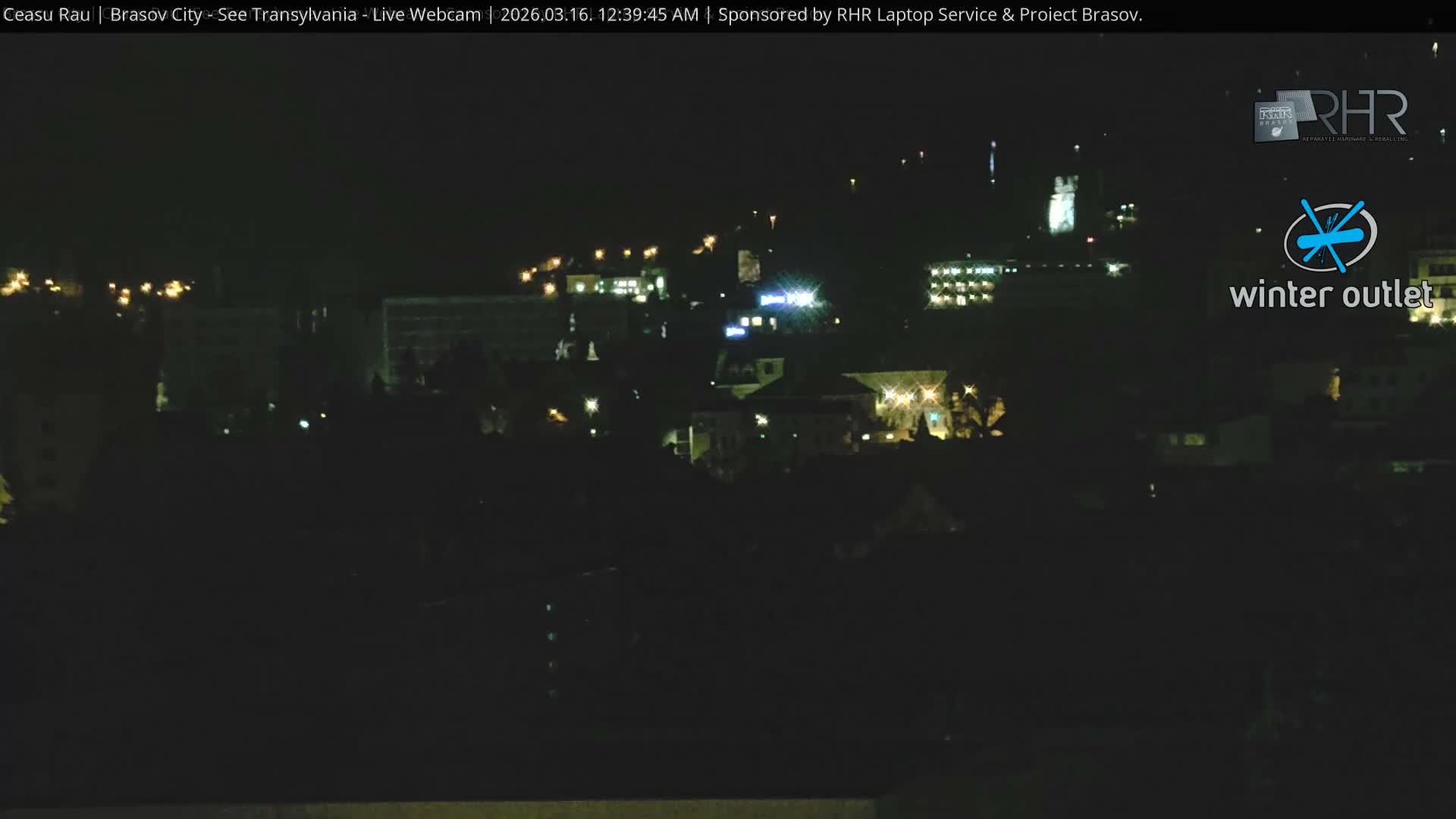 Braşov Skyline Live Cam - Centrul Nou, Brasov, Romania