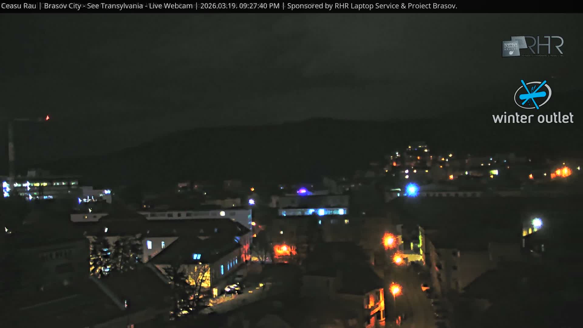Braşov Skyline Live Cam - Centrul Nou, Brasov, Romania