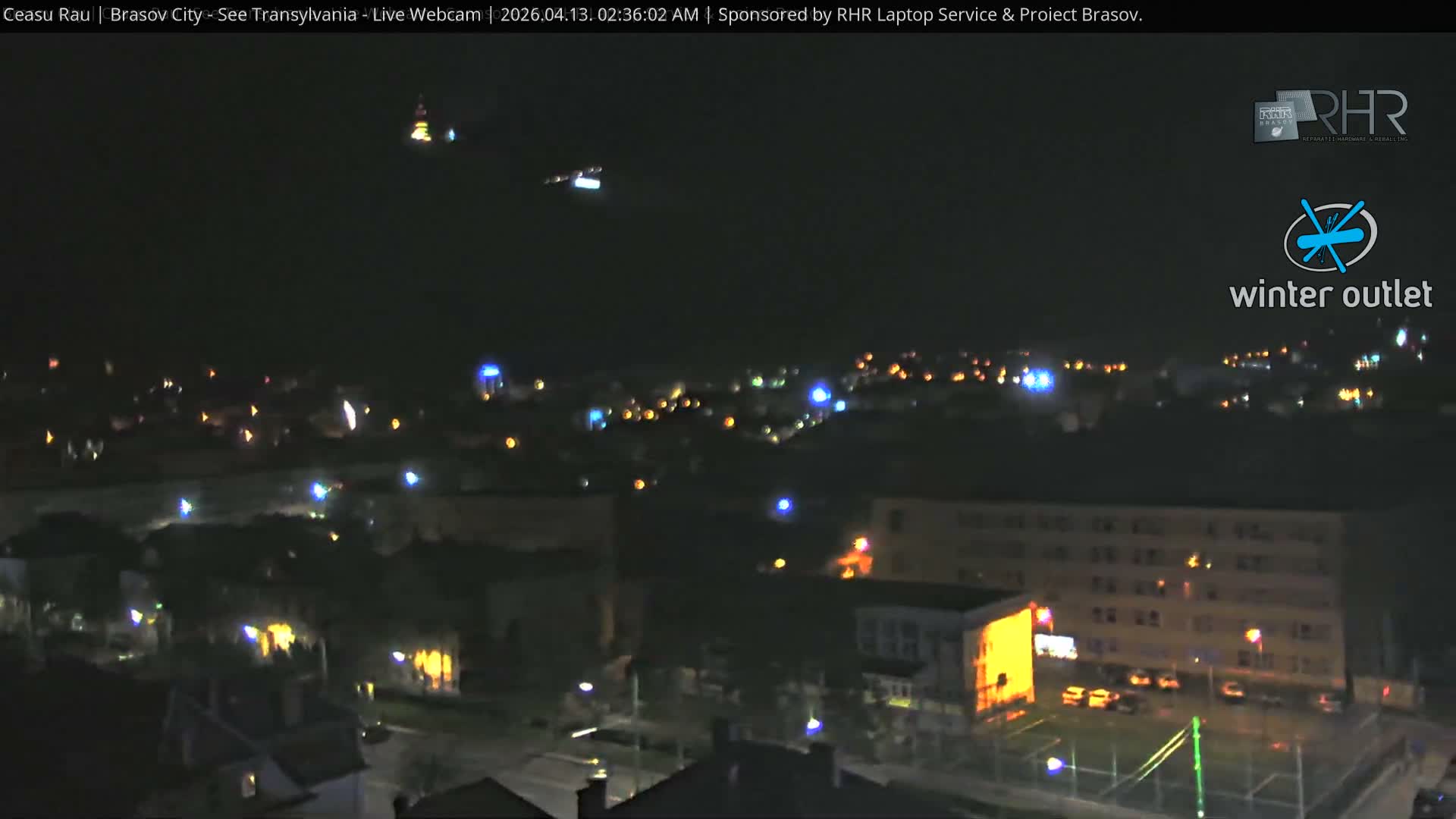 Braşov Skyline Live Cam - Centrul Nou, Brasov, Romania