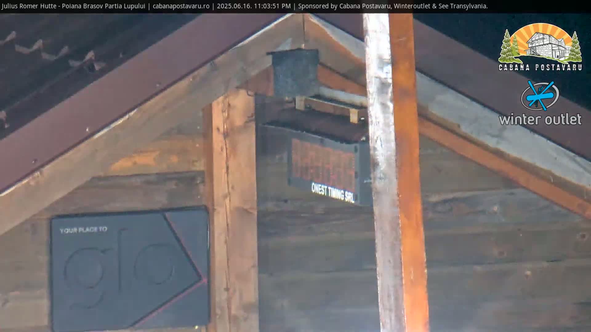 Rasnovei Plain View  from Julius Römer Hütte  Poiana Brasov Live Cam - Poiana Brasov, Braşov, Romania
