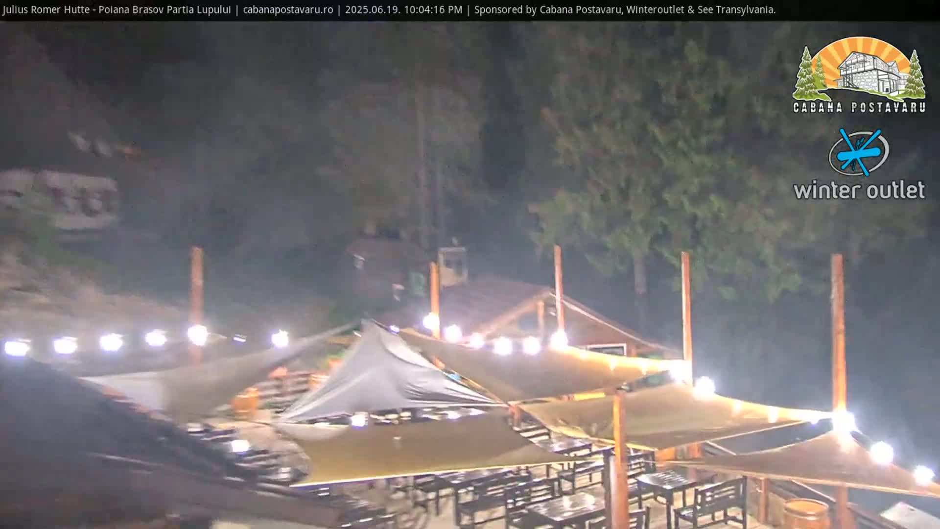 Rasnovei Plain View  from Julius Römer Hütte  Poiana Brasov Live Cam - Poiana Brasov, Braşov, Romania