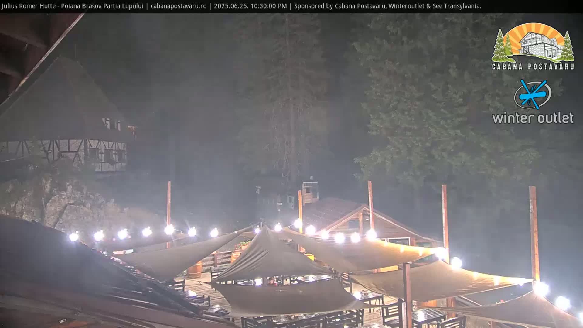 Rasnovei Plain View  from Julius Römer Hütte  Poiana Brasov Live Cam - Poiana Brasov, Braşov, Romania