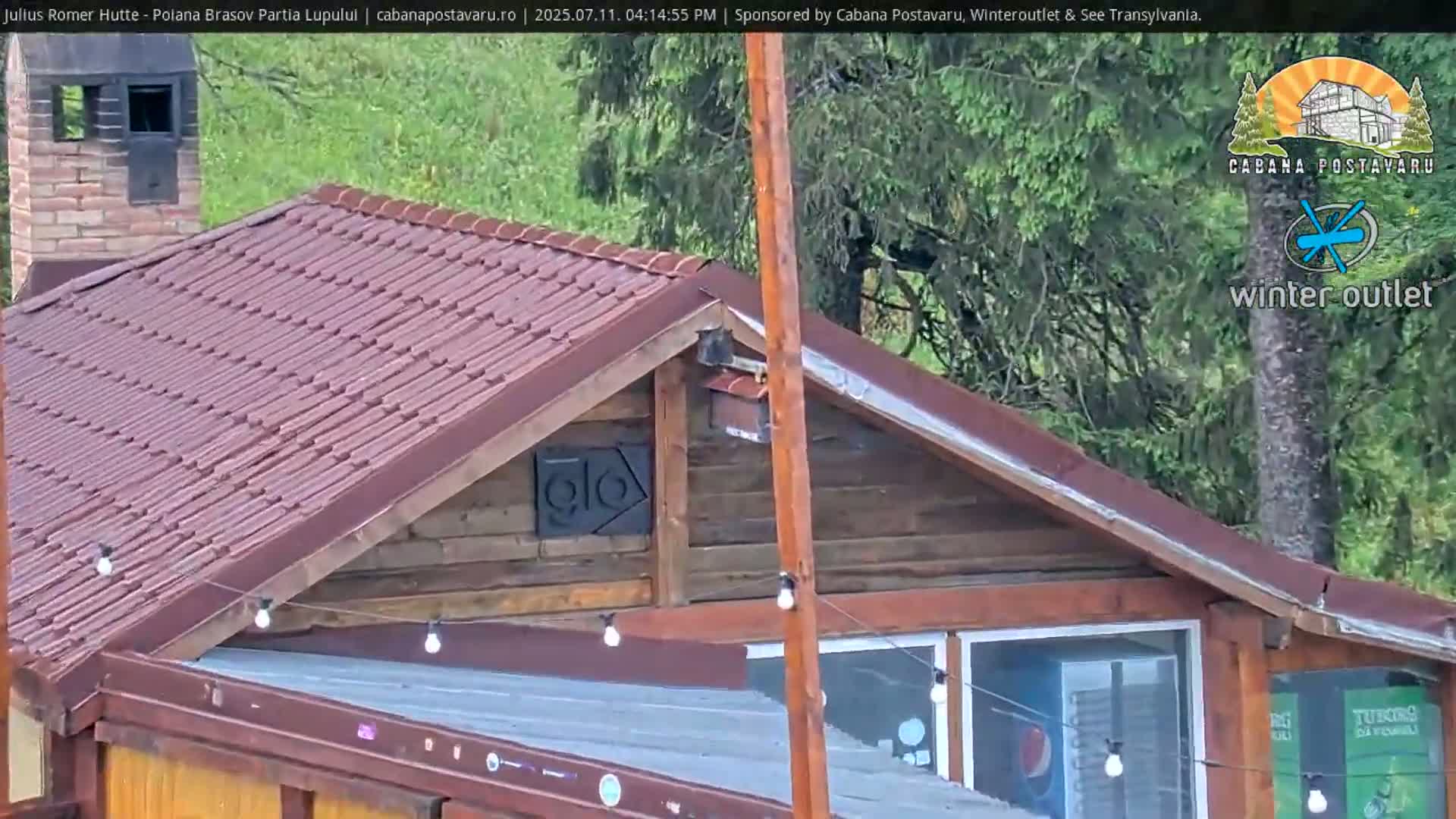 Rasnovei Plain View  from Julius Römer Hütte  Poiana Brasov Live Cam - Poiana Brasov, Braşov, Romania
