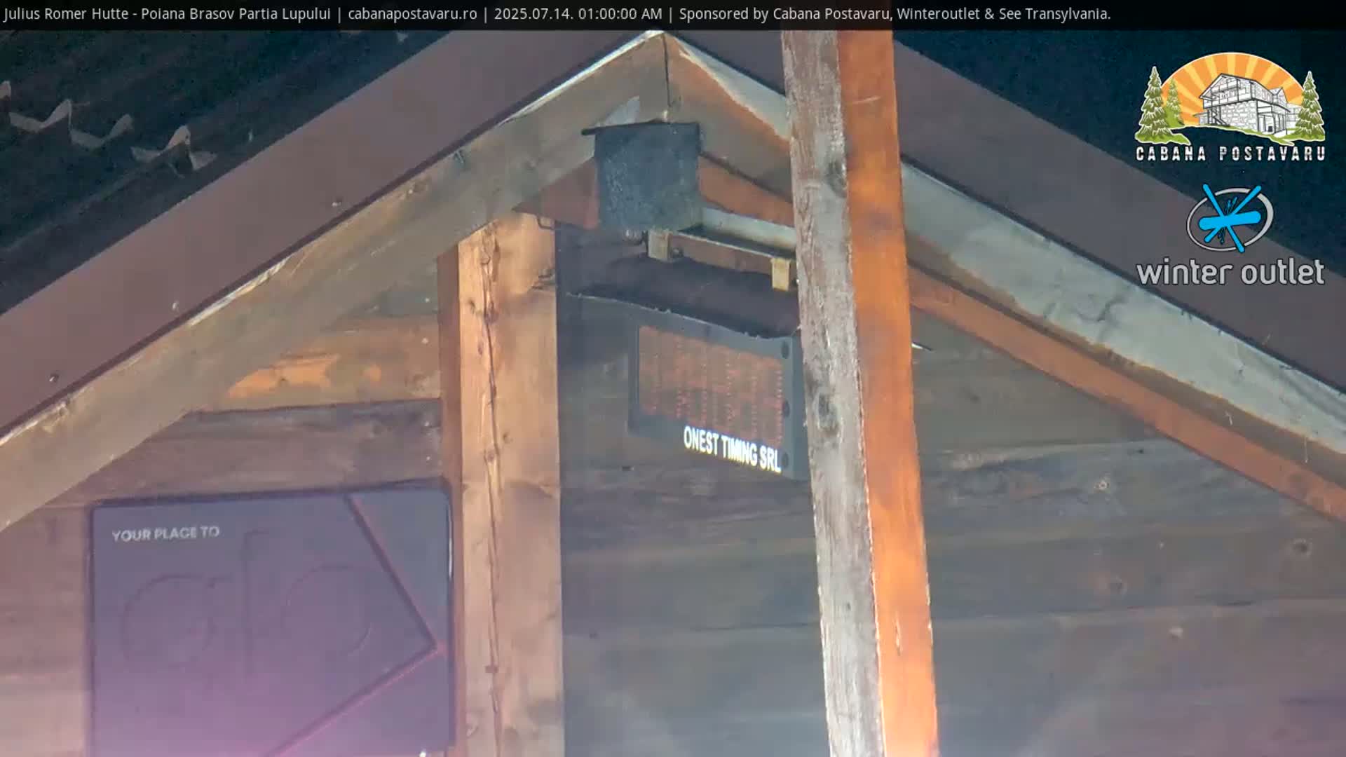 Rasnovei Plain View  from Julius Römer Hütte  Poiana Brasov Live Cam - Poiana Brasov, Braşov, Romania
