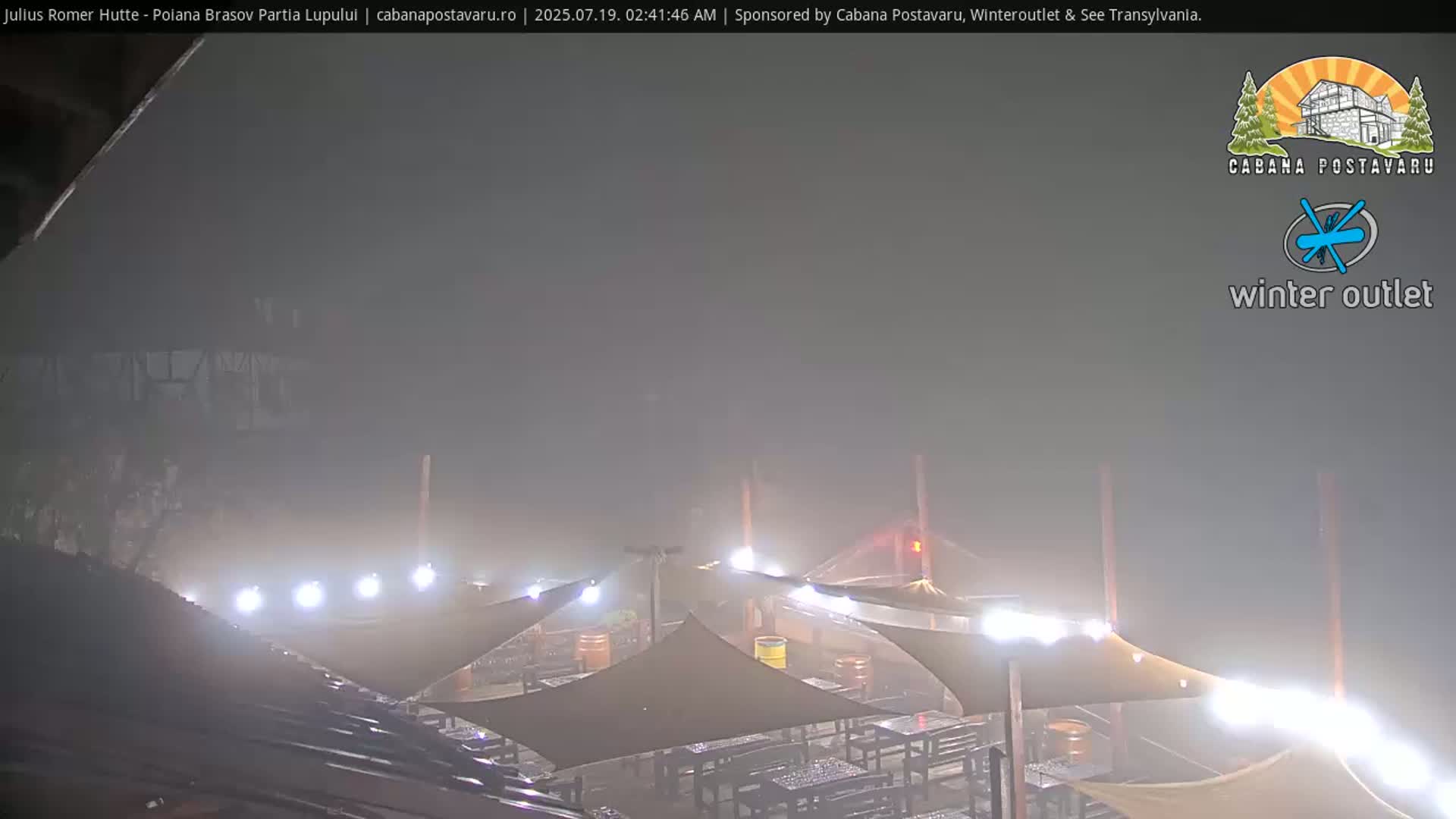 Rasnovei Plain View  from Julius Römer Hütte  Poiana Brasov Live Cam - Poiana Brasov, Braşov, Romania