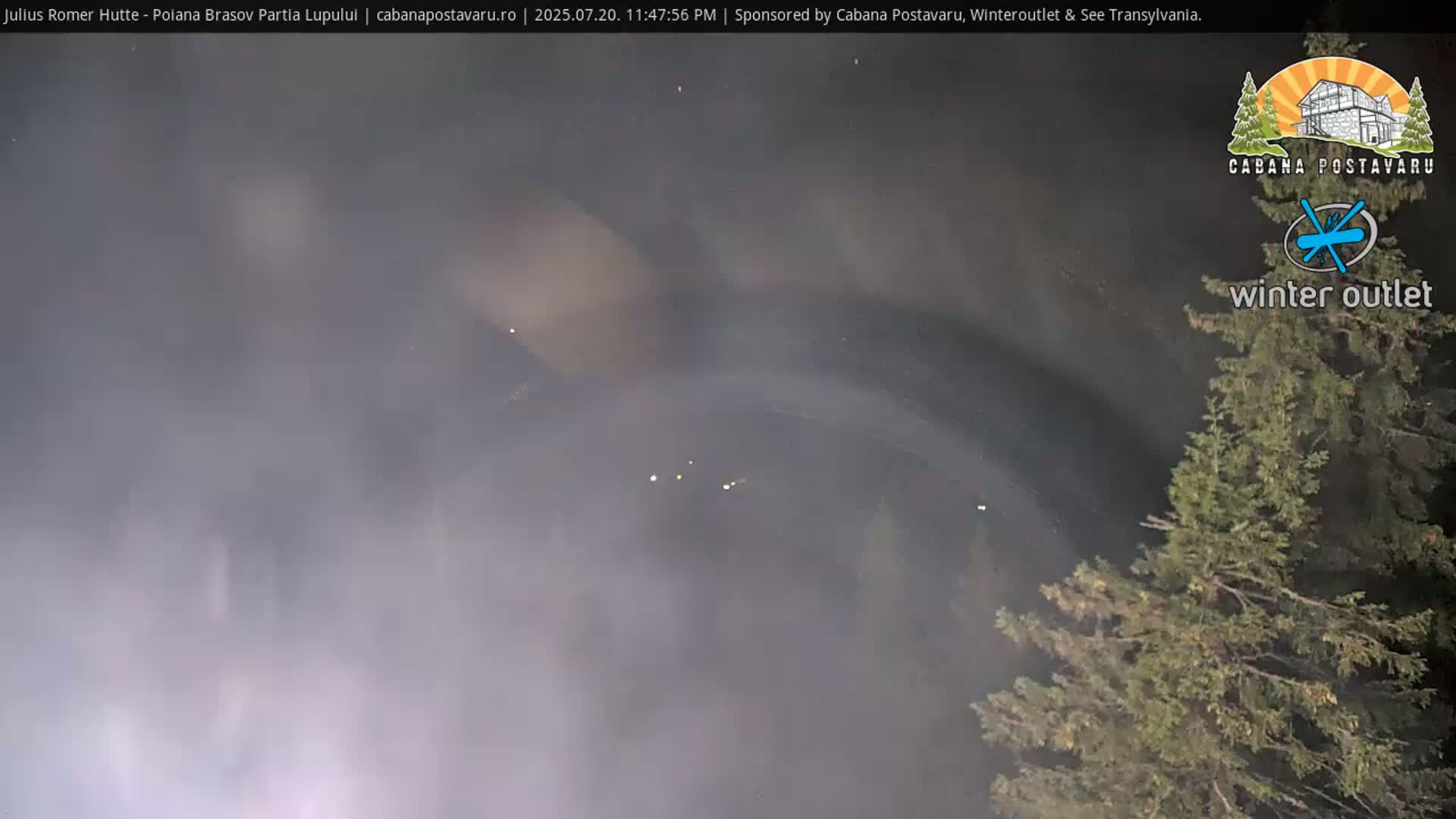 Rasnovei Plain View  from Julius Römer Hütte  Poiana Brasov Live Cam - Poiana Brasov, Braşov, Romania