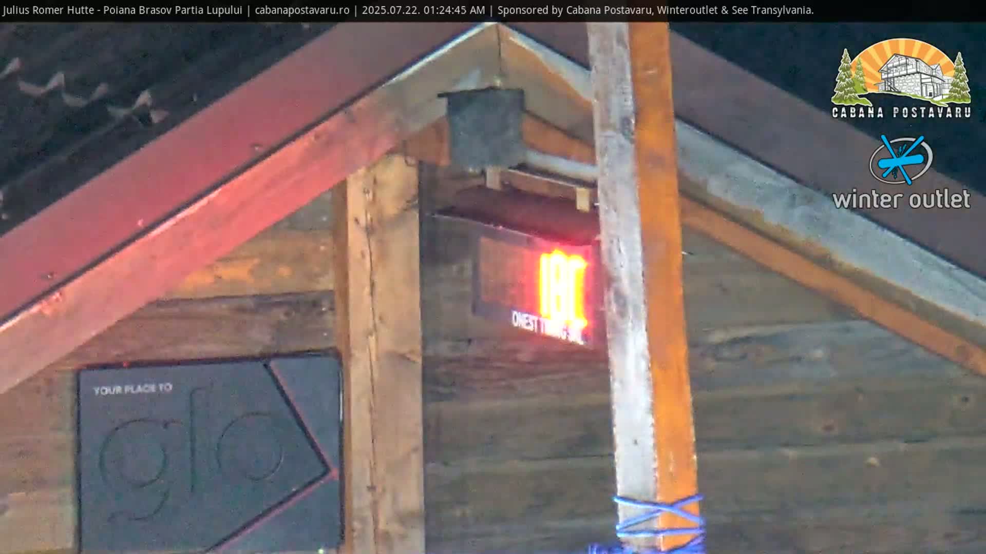 Rasnovei Plain View  from Julius Römer Hütte  Poiana Brasov Live Cam - Poiana Brasov, Braşov, Romania