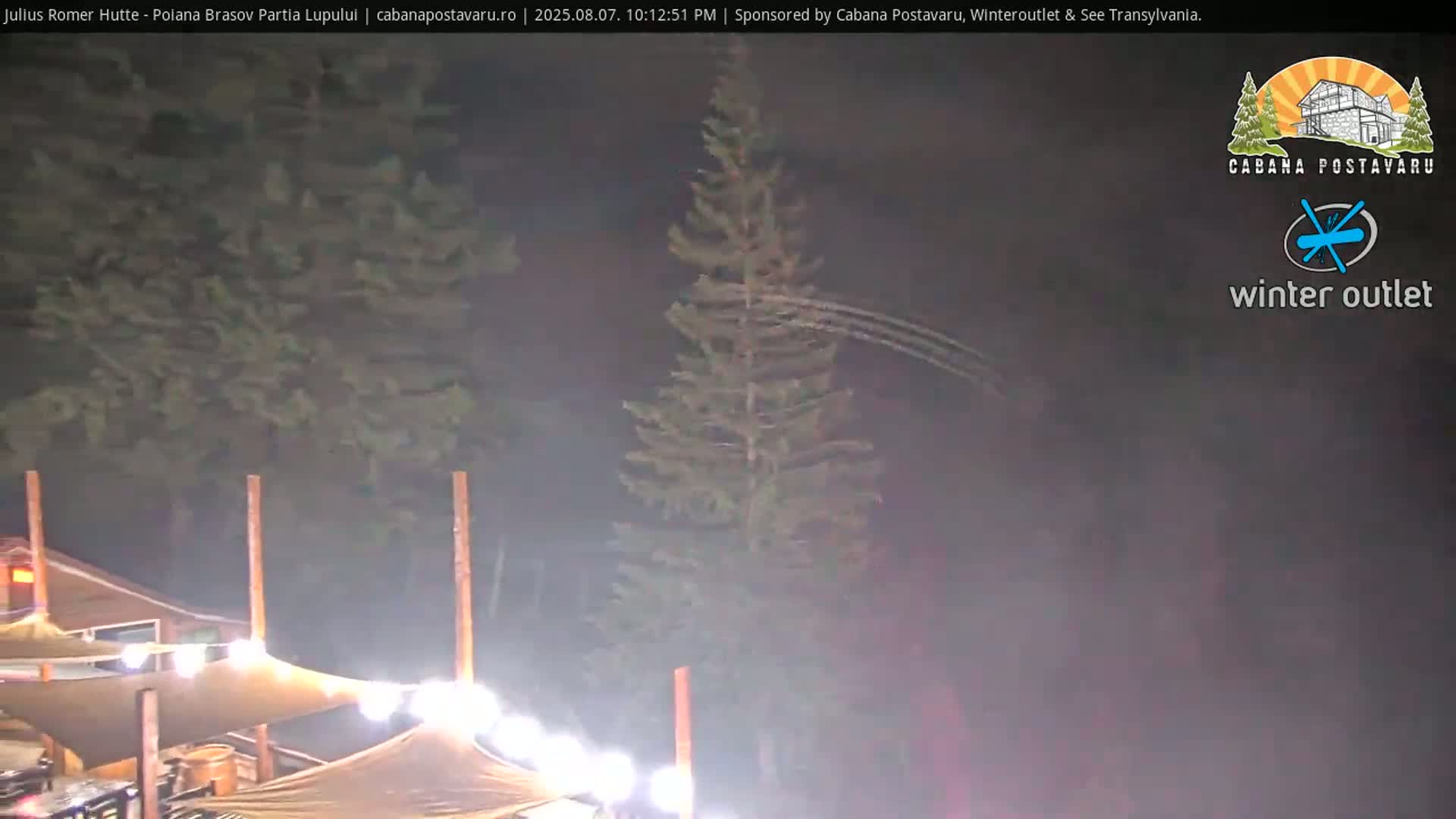 Rasnovei Plain View  from Julius Römer Hütte  Poiana Brasov Live Cam - Poiana Brasov, Braşov, Romania