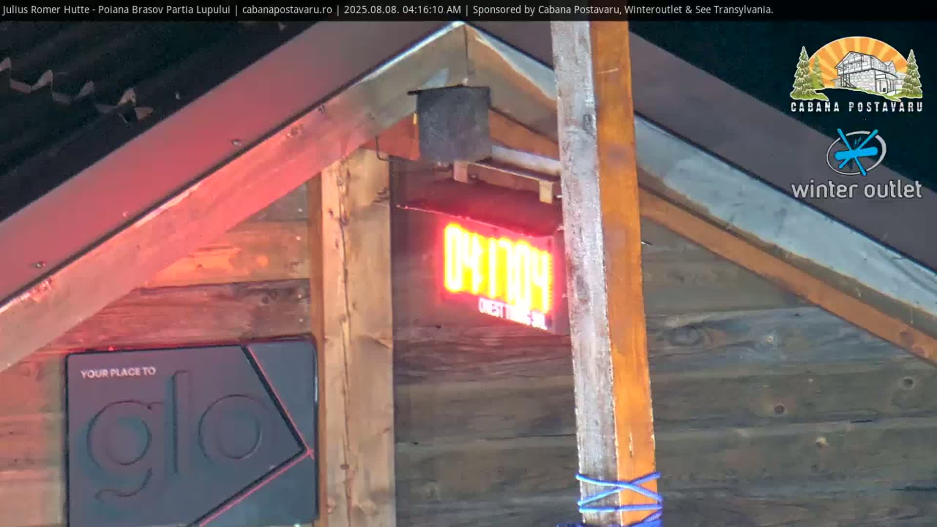 Rasnovei Plain View  from Julius Römer Hütte  Poiana Brasov Live Cam - Poiana Brasov, Braşov, Romania