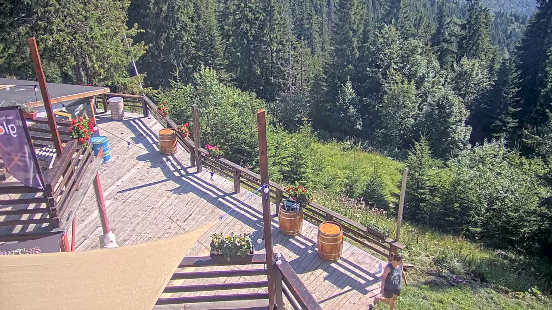 Rasnovei Plain View  from Julius Römer Hütte  Poiana Brasov Live Cam - Poiana Brasov, Braşov, Romania