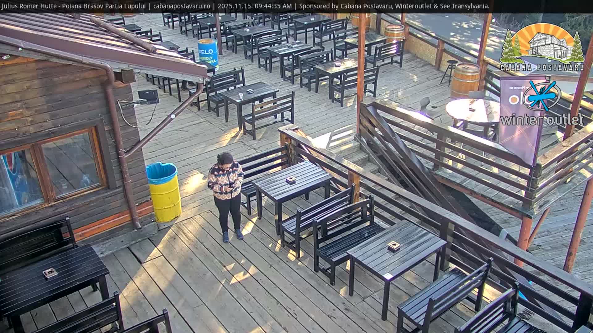 Rasnovei Plain View  from Julius Römer Hütte  Poiana Brasov Live Cam - Poiana Brasov, Braşov, Romania