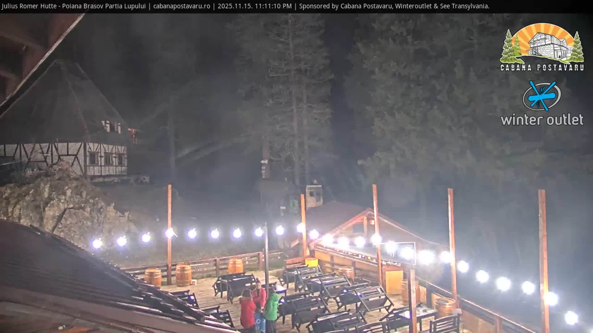 Rasnovei Plain View  from Julius Römer Hütte  Poiana Brasov Live Cam - Poiana Brasov, Braşov, Romania