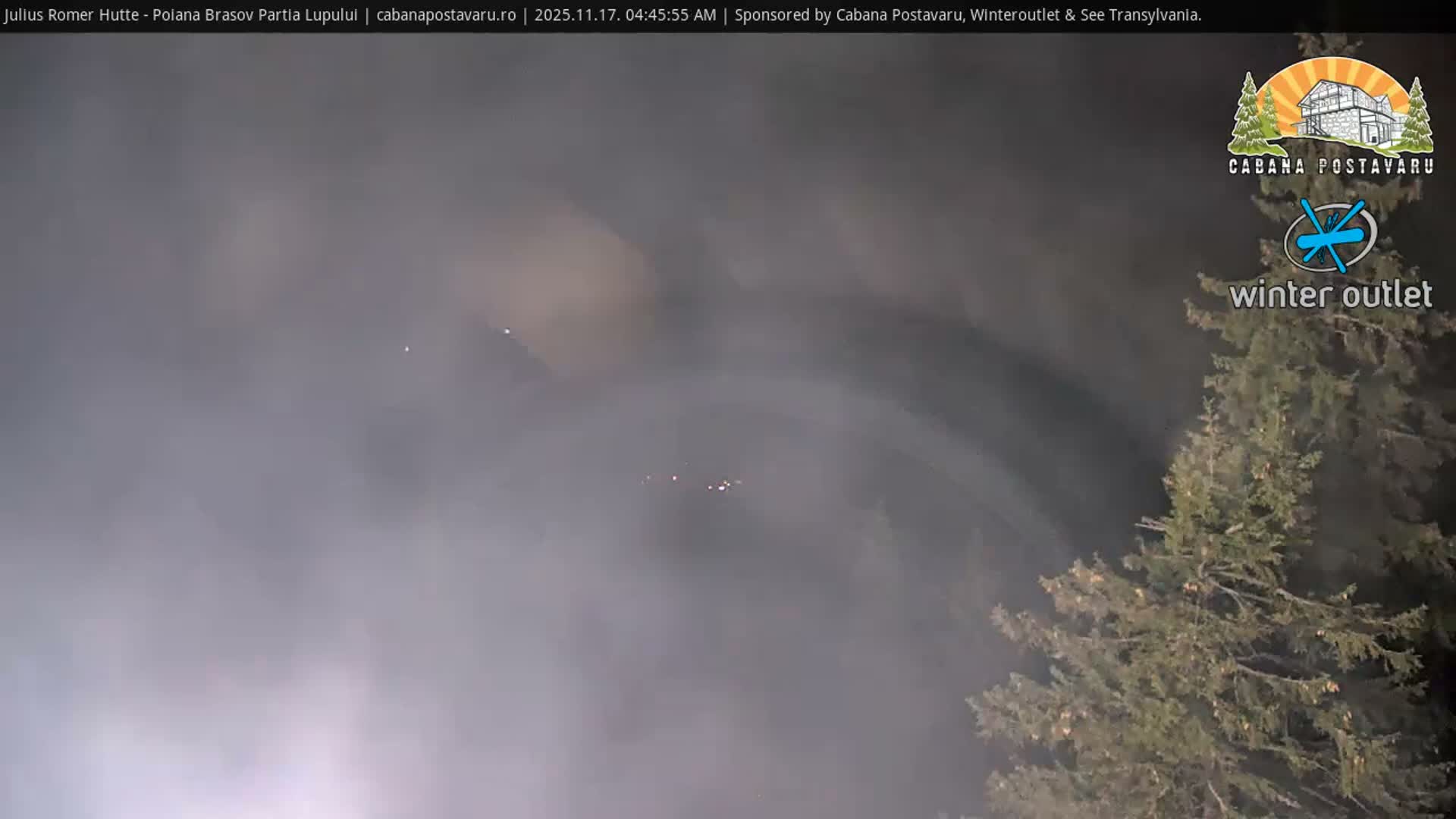 Rasnovei Plain View  from Julius Römer Hütte  Poiana Brasov Live Cam - Poiana Brasov, Braşov, Romania