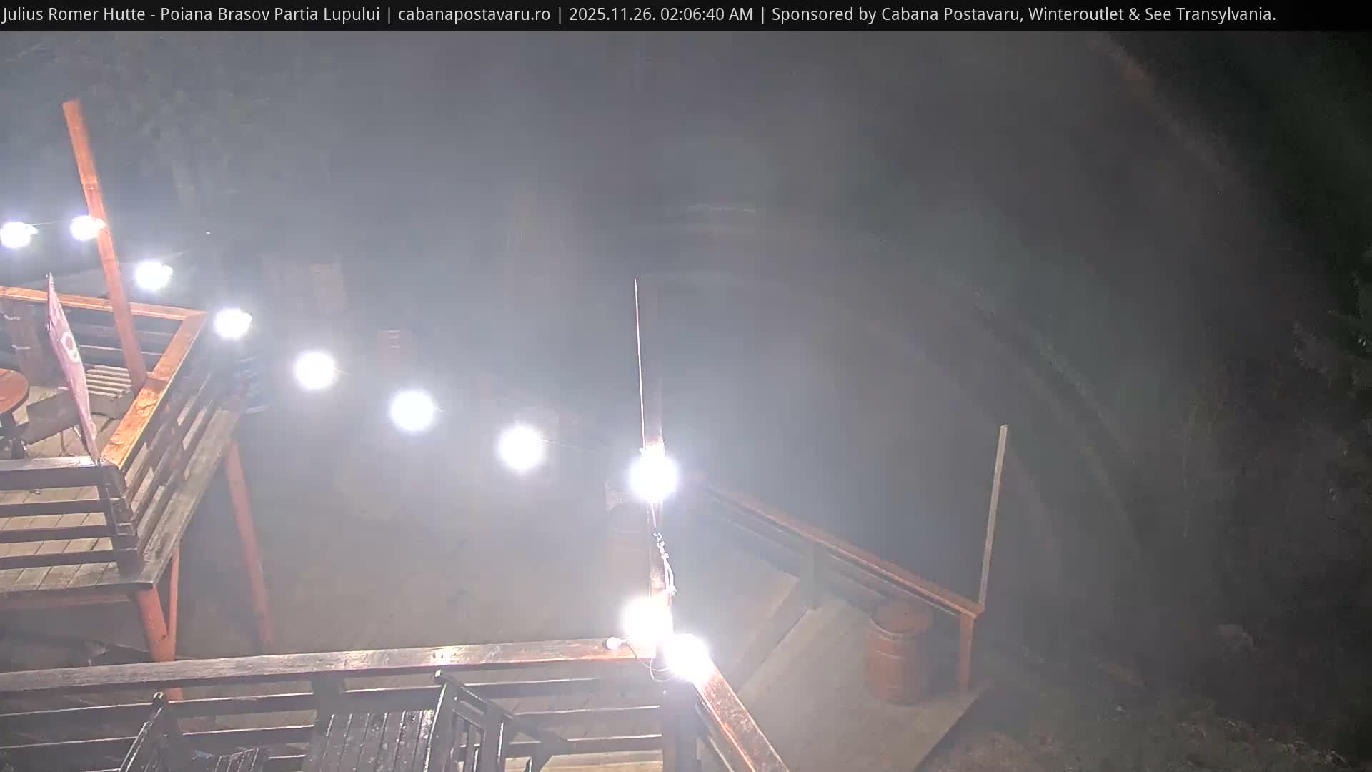 Rasnovei Plain View  from Julius Römer Hütte  Poiana Brasov Live Cam - Poiana Brasov, Braşov, Romania