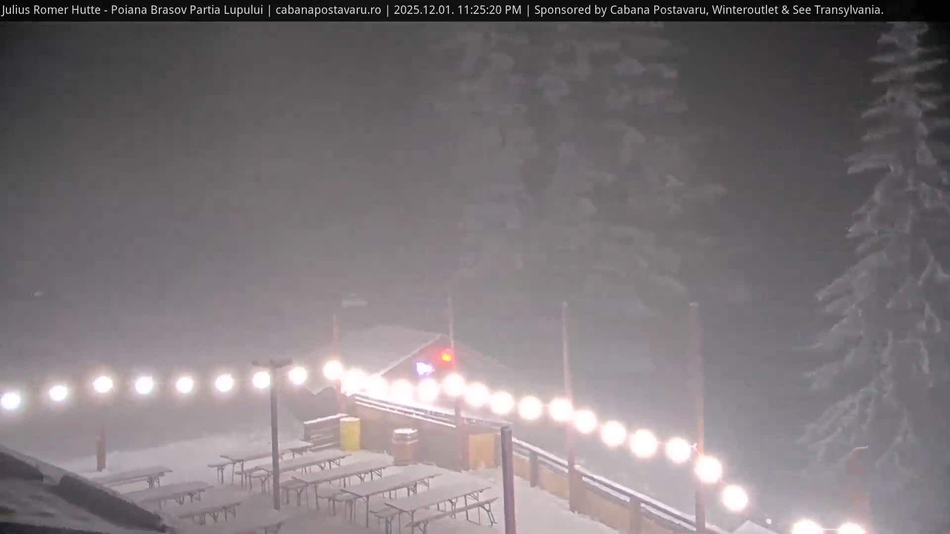 Rasnovei Plain View  from Julius Römer Hütte  Poiana Brasov Live Cam - Poiana Brasov, Braşov, Romania