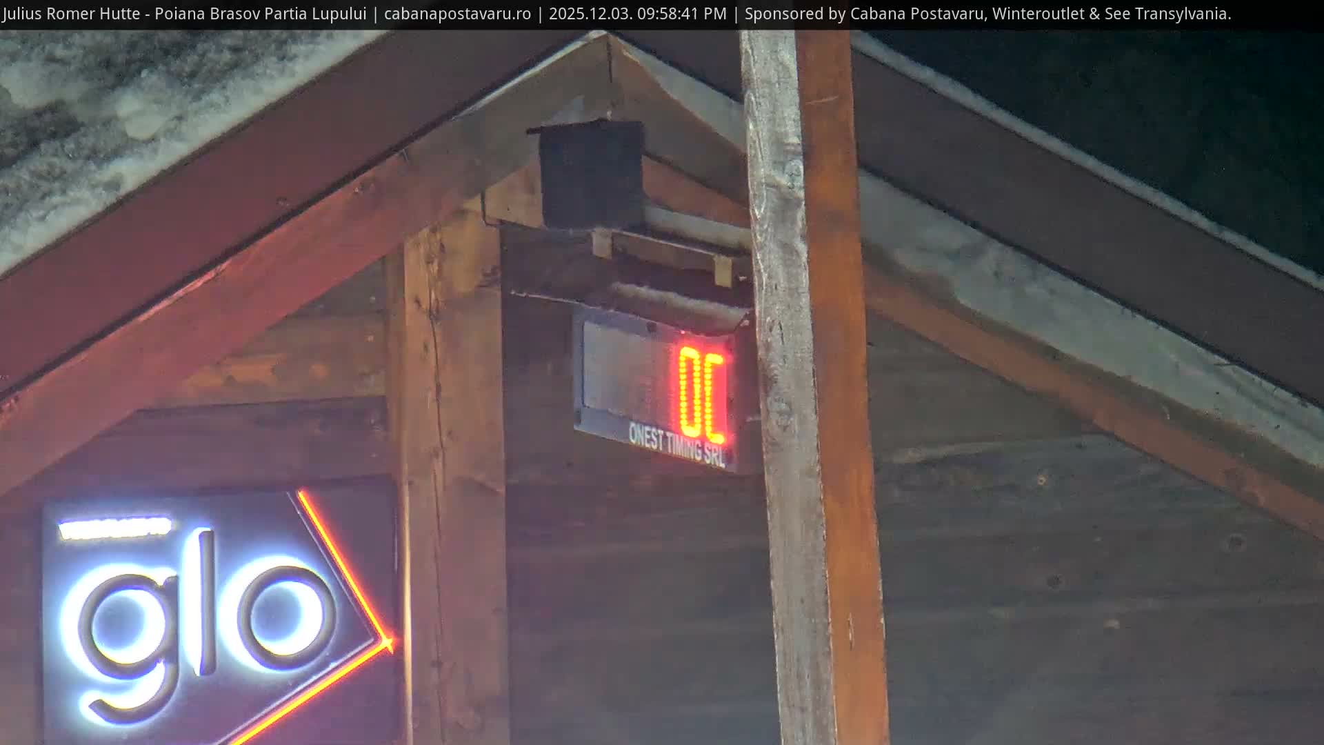 Rasnovei Plain View  from Julius Römer Hütte  Poiana Brasov Live Cam - Poiana Brasov, Braşov, Romania