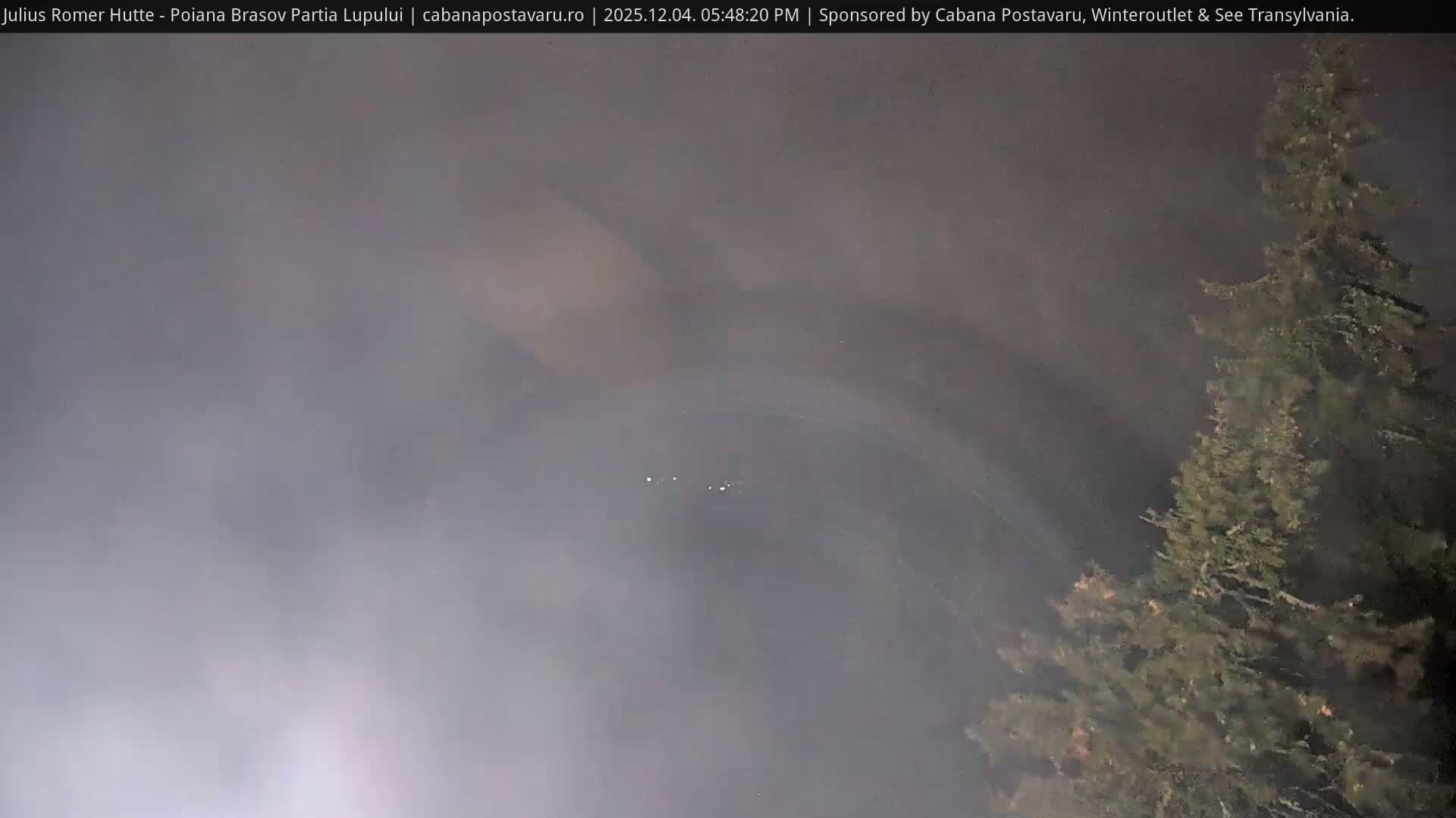 Rasnovei Plain View  from Julius Römer Hütte  Poiana Brasov Live Cam - Poiana Brasov, Braşov, Romania
