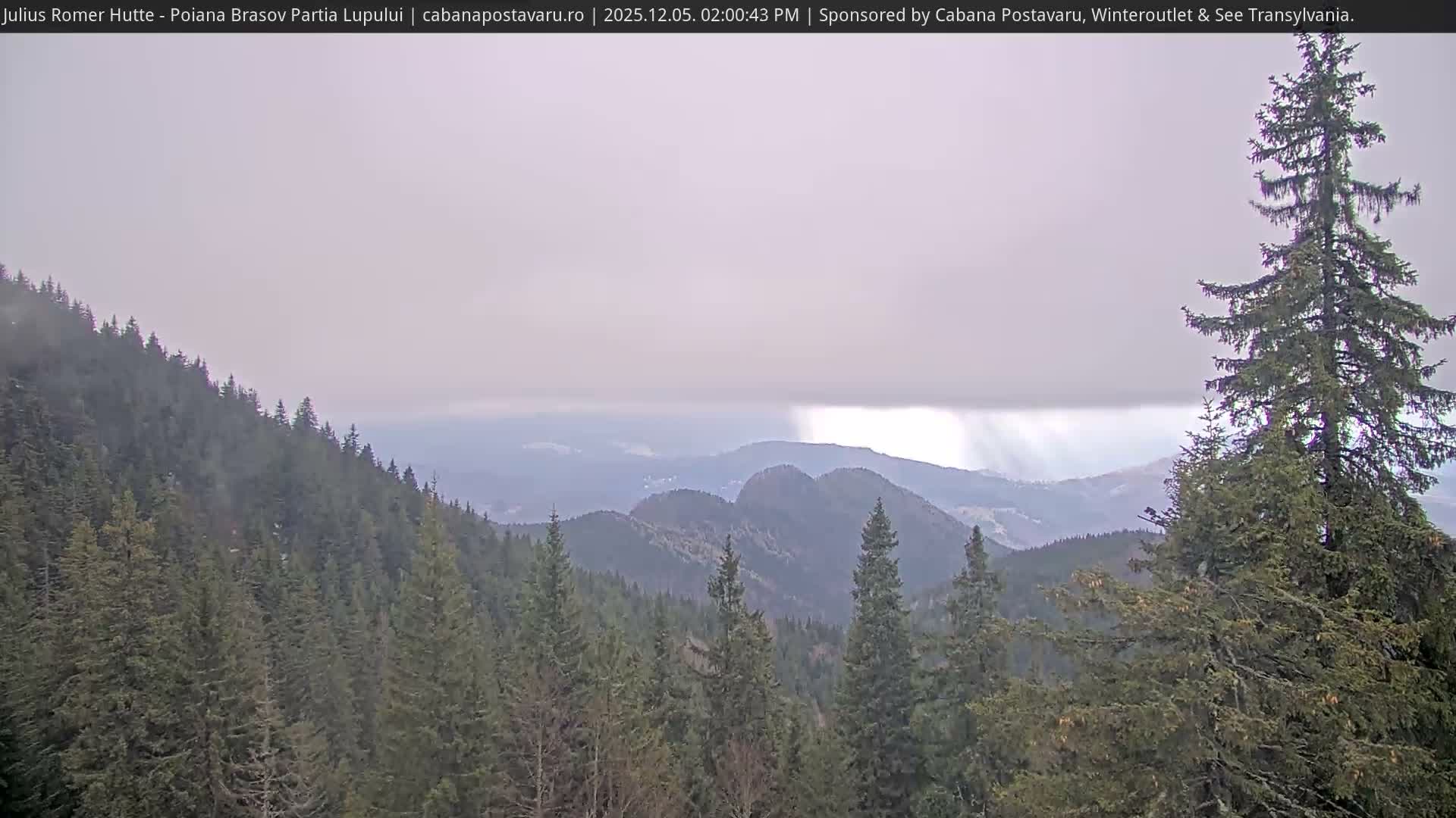 Rasnovei Plain View  from Julius Römer Hütte  Poiana Brasov Live Cam - Poiana Brasov, Braşov, Romania
