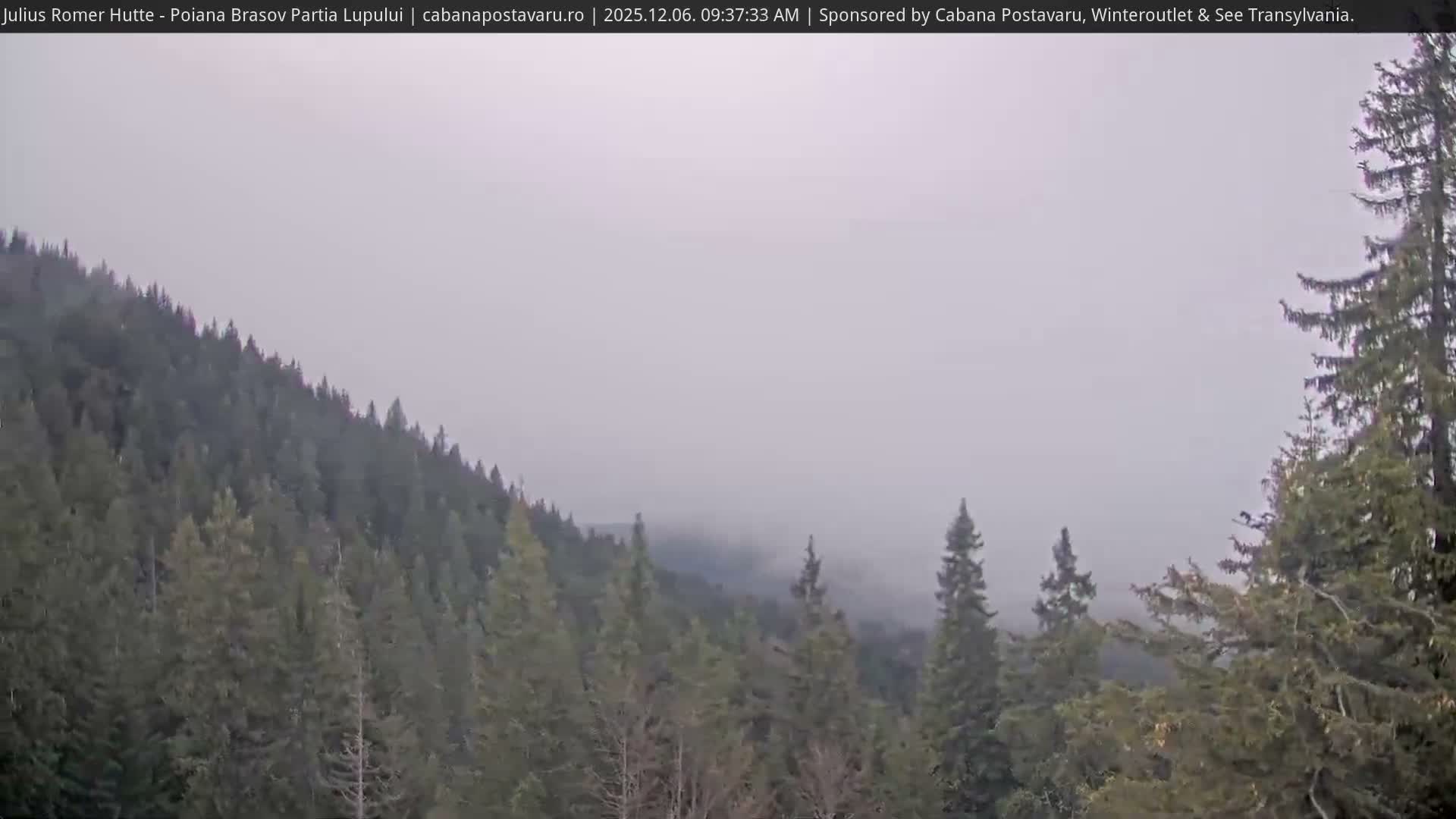 Rasnovei Plain View  from Julius Römer Hütte  Poiana Brasov Live Cam - Poiana Brasov, Braşov, Romania