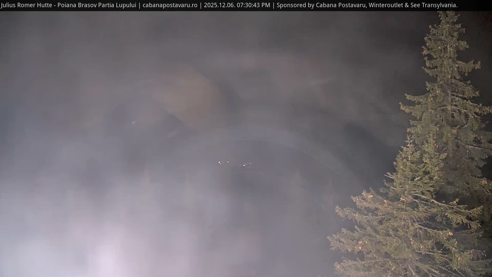 Rasnovei Plain View  from Julius Römer Hütte  Poiana Brasov Live Cam - Poiana Brasov, Braşov, Romania