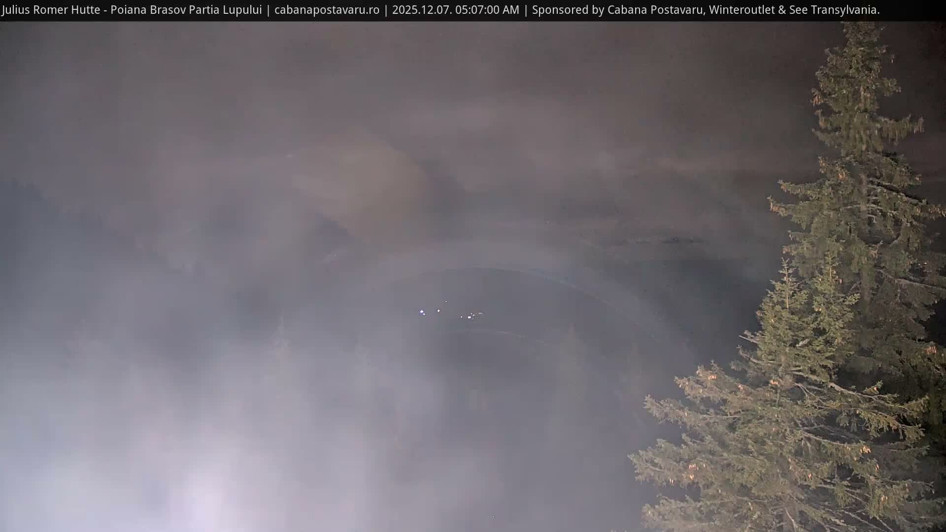 Rasnovei Plain View  from Julius Römer Hütte  Poiana Brasov Live Cam - Poiana Brasov, Braşov, Romania