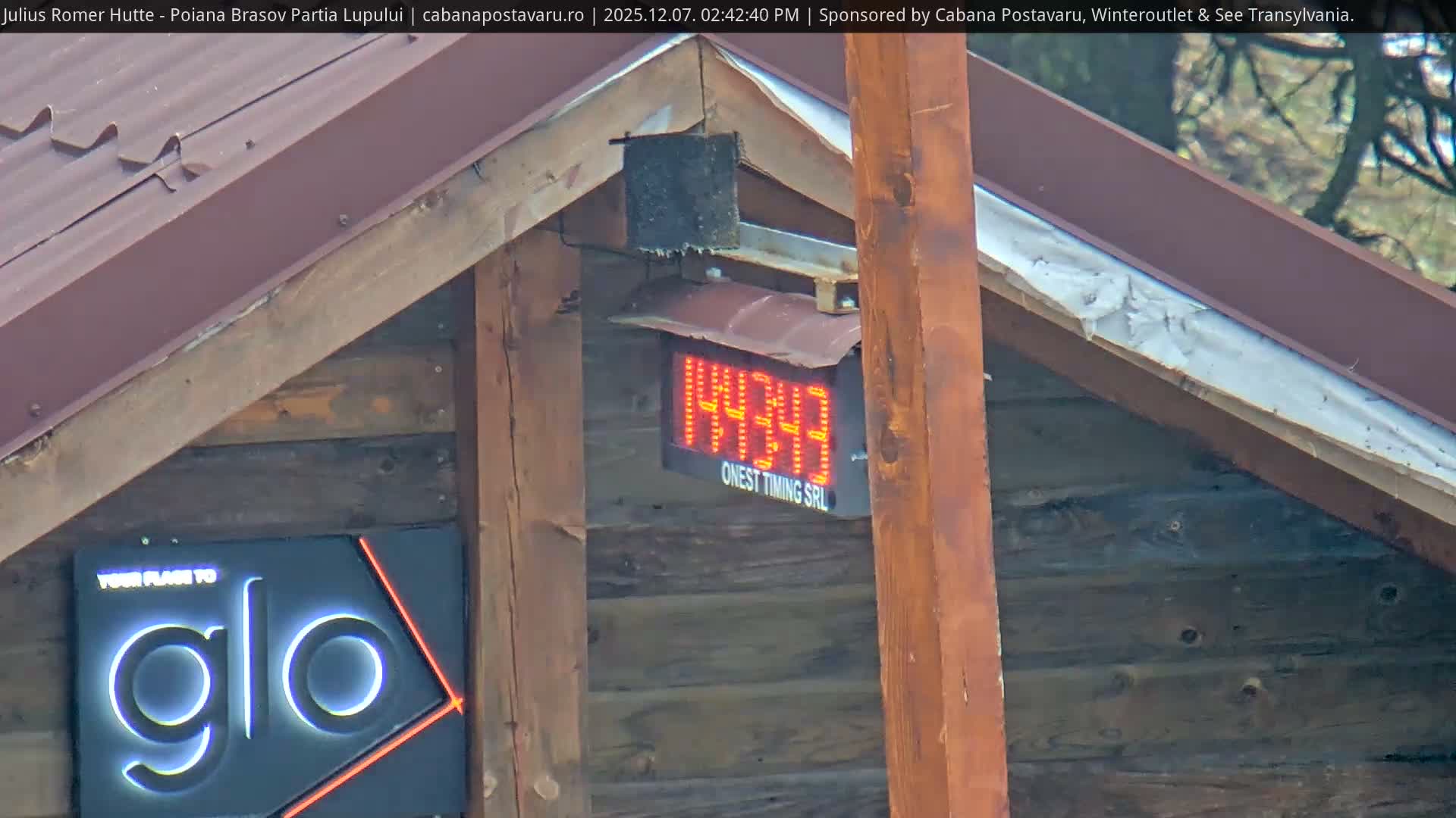 Rasnovei Plain View  from Julius Römer Hütte  Poiana Brasov Live Cam - Poiana Brasov, Braşov, Romania