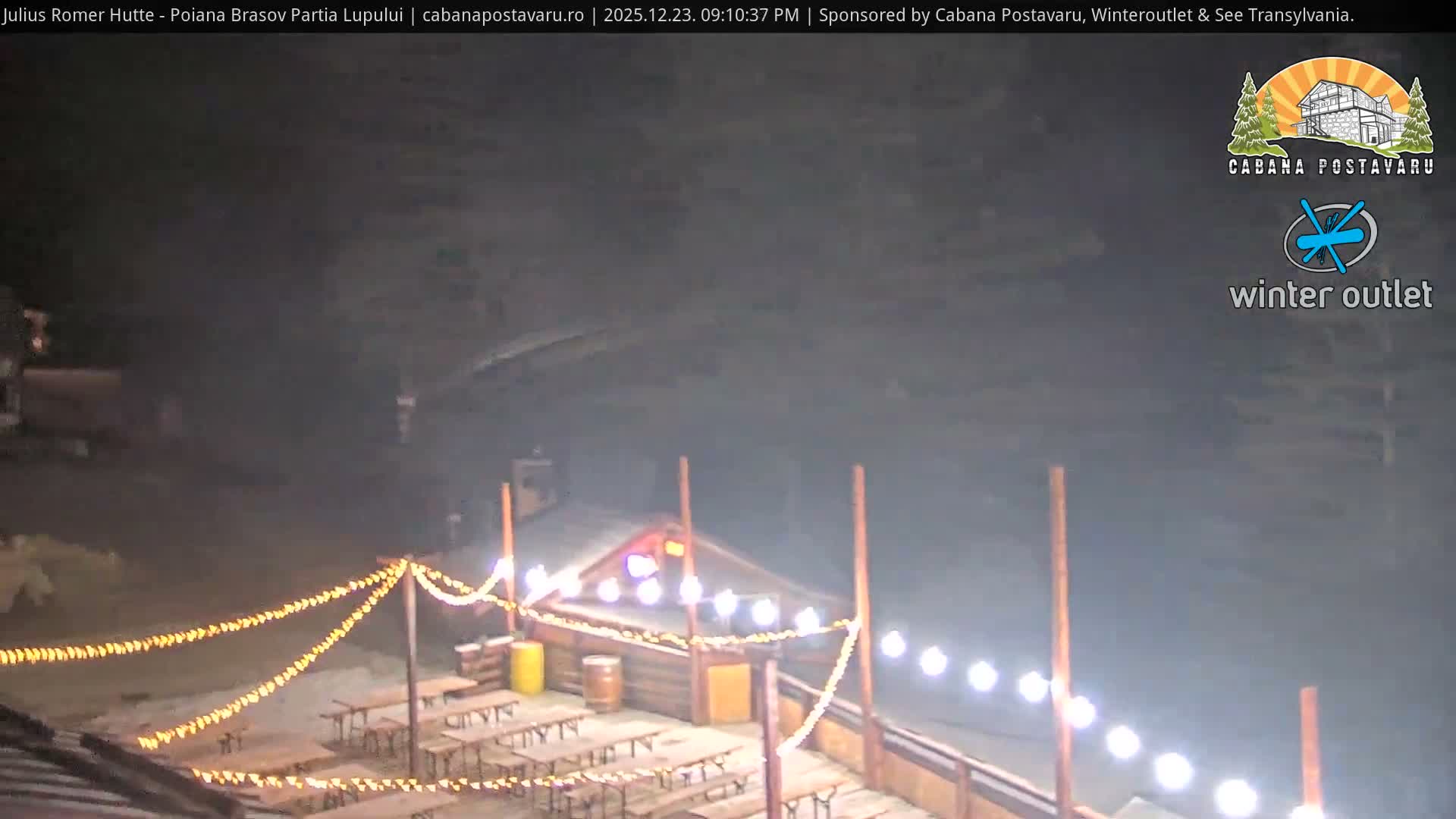 Rasnovei Plain View  from Julius Römer Hütte  Poiana Brasov Live Cam - Poiana Brasov, Braşov, Romania