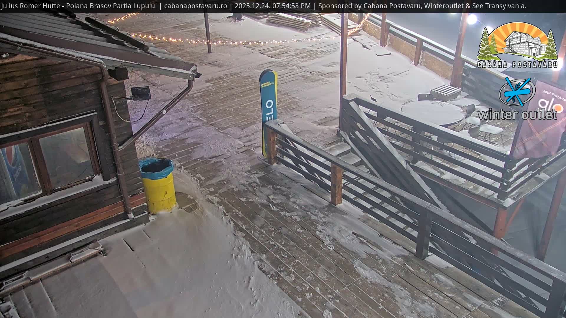 Rasnovei Plain View  from Julius Römer Hütte  Poiana Brasov Live Cam - Poiana Brasov, Braşov, Romania